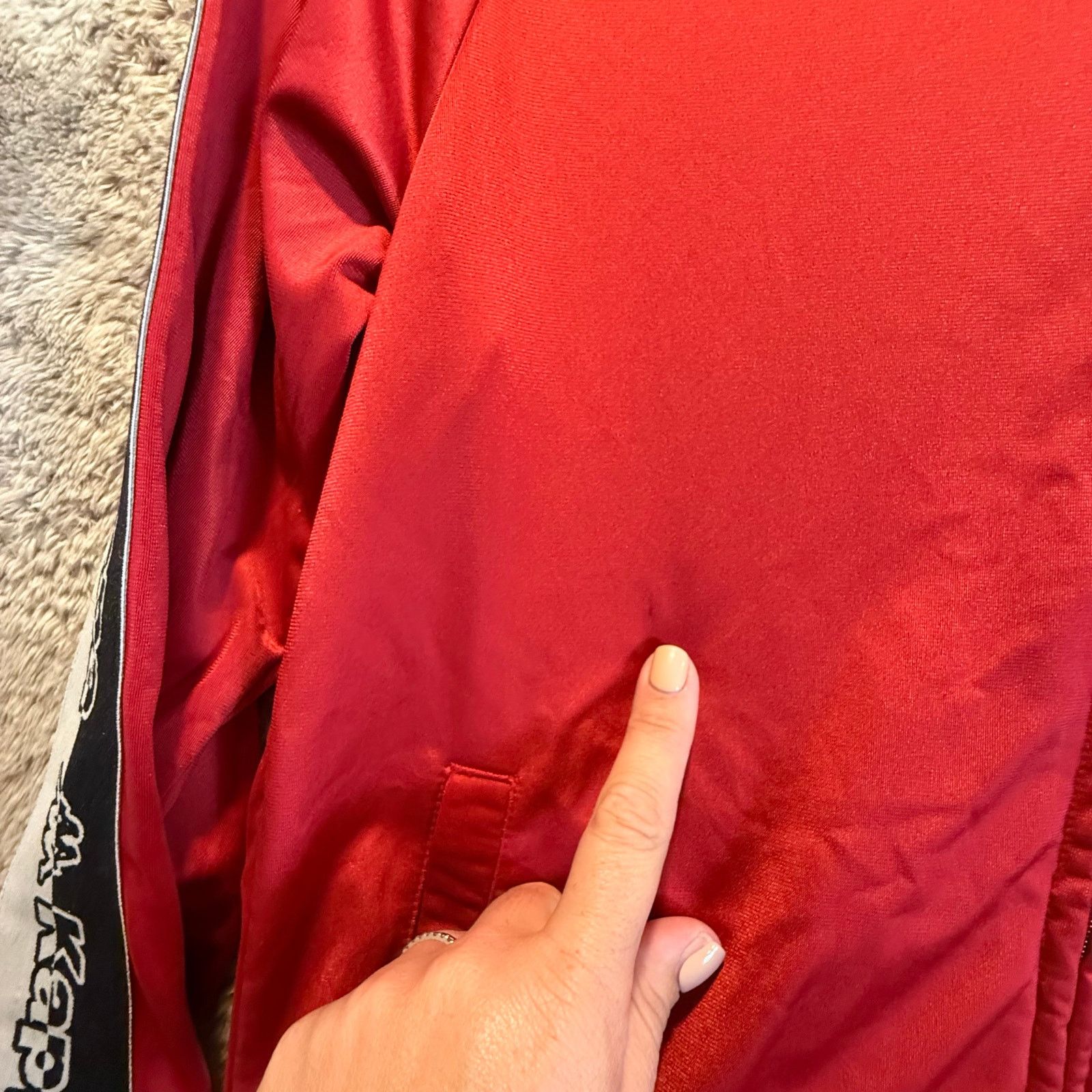 Kappa Kappa Red Full Zip Dartem Track Jacket M Logo Tape Men's Size US M / EU 48-50 / 2 - 5 Thumbnail
