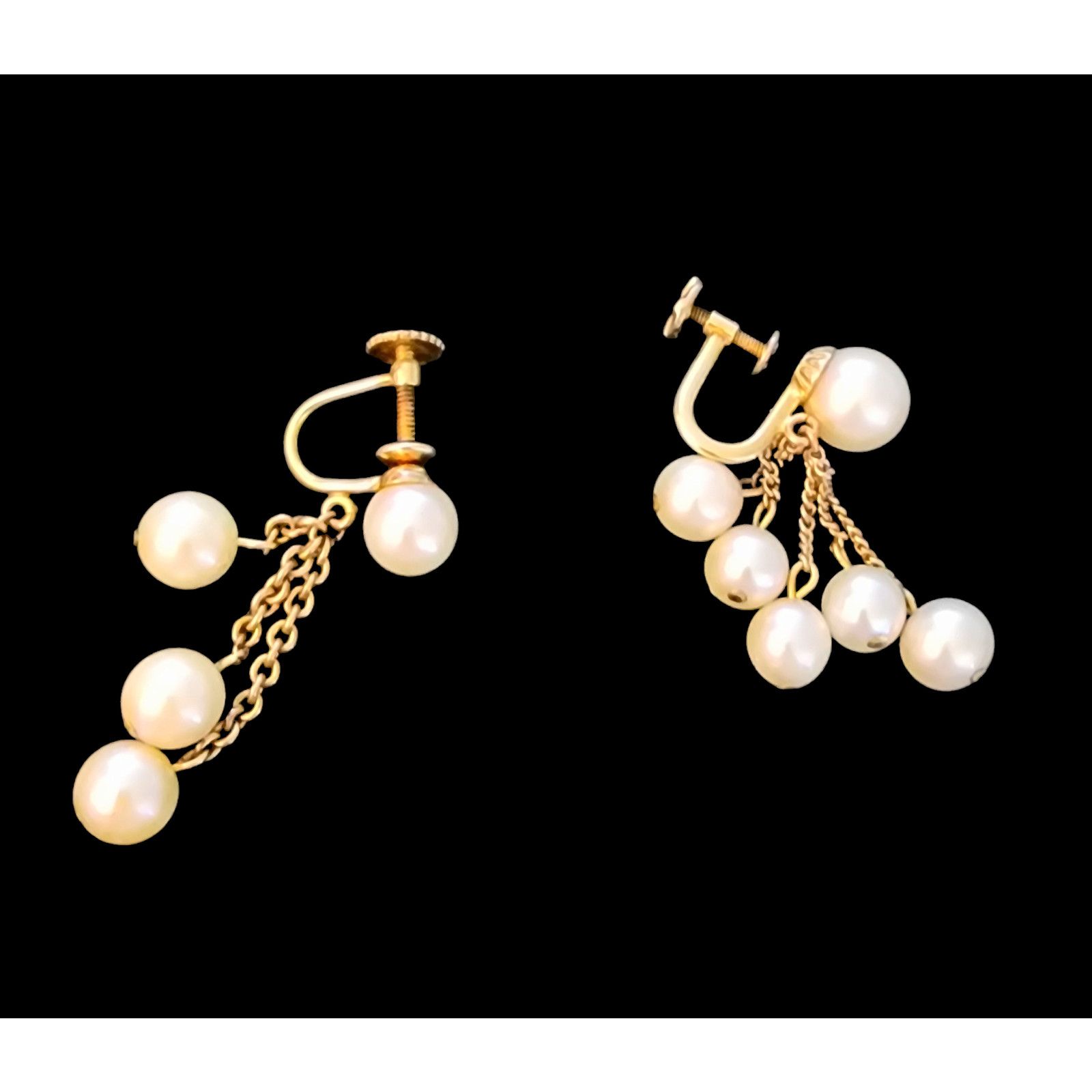 Other Vintage faux pearl screw back earrings Size ONE SIZE - 2 Thumbnail