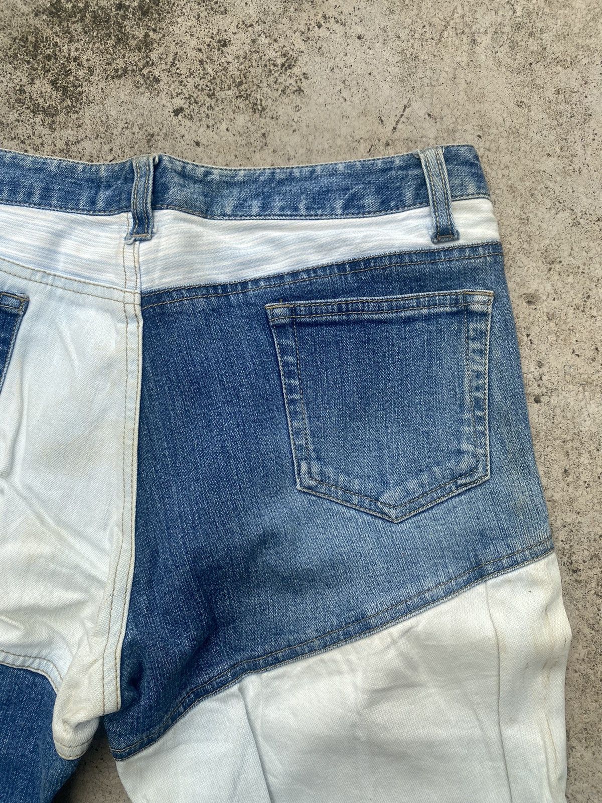 If Six Was Nine × Japanese Brand Flare Jeans Oririn Hagi Painted Size US 29 - 18 Thumbnail