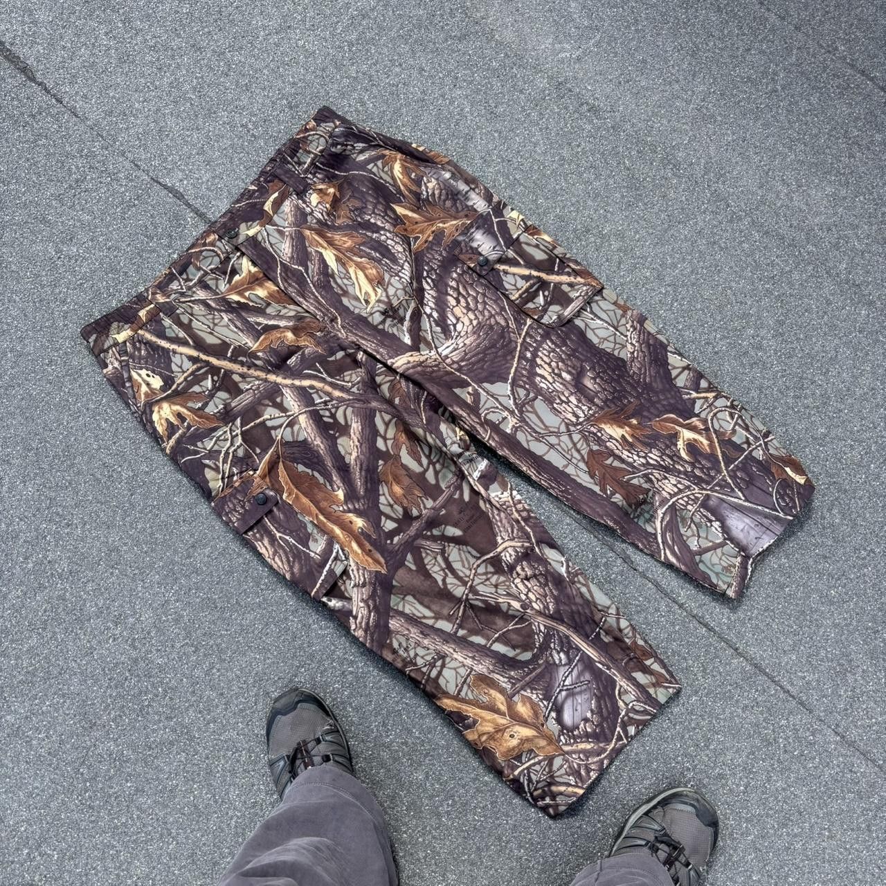 Japanese Brand × Realtree × Vintage Vintage y2k 90s Realtree baggy oversized camo cargo pants Size US 42 / EU 58 - 2 Thumbnail