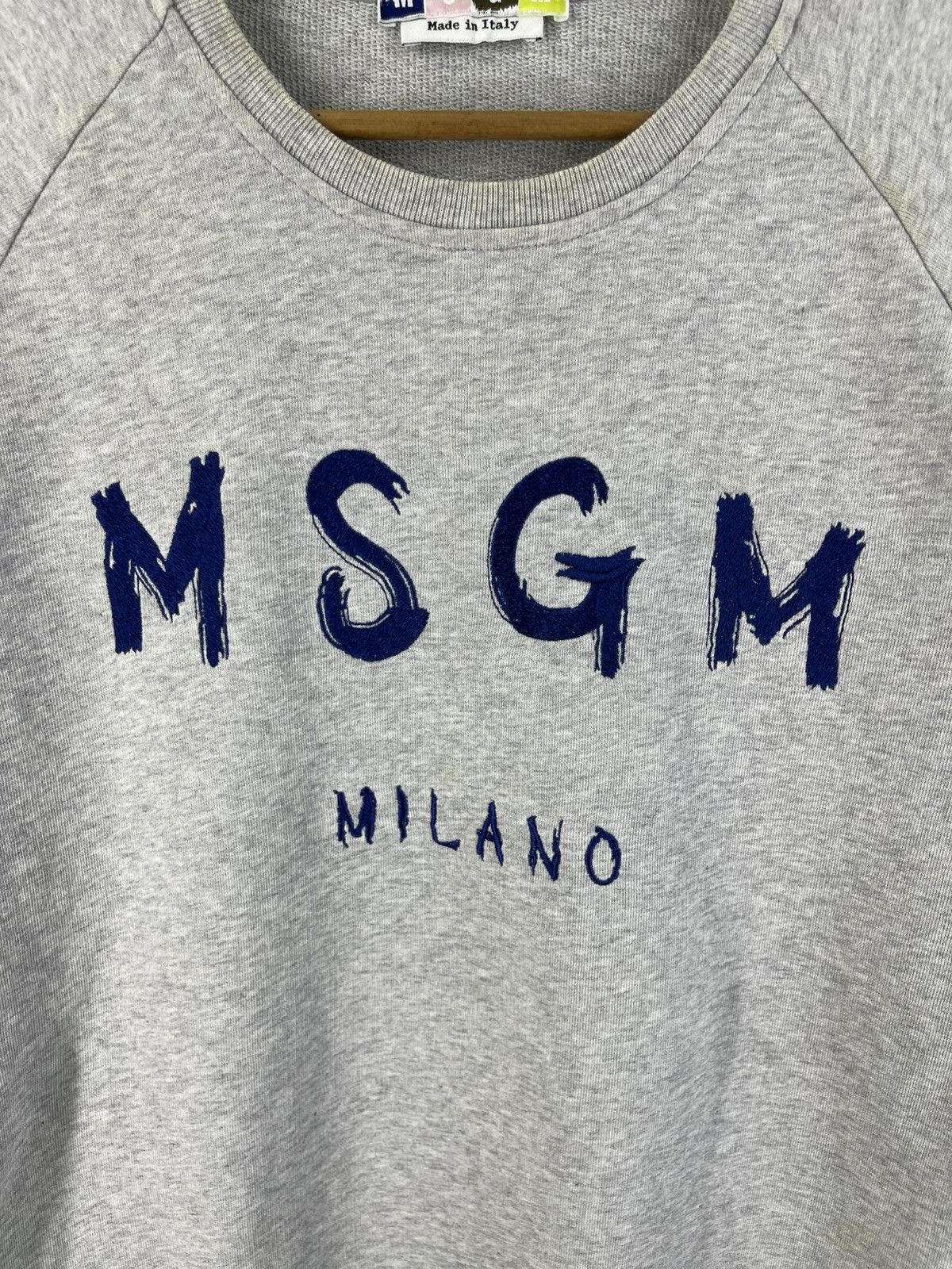 MSGM MSGM Milano Embroidered Logo Sweatshirt Size US M / EU 48-50 / 2 - 2 Thumbnail