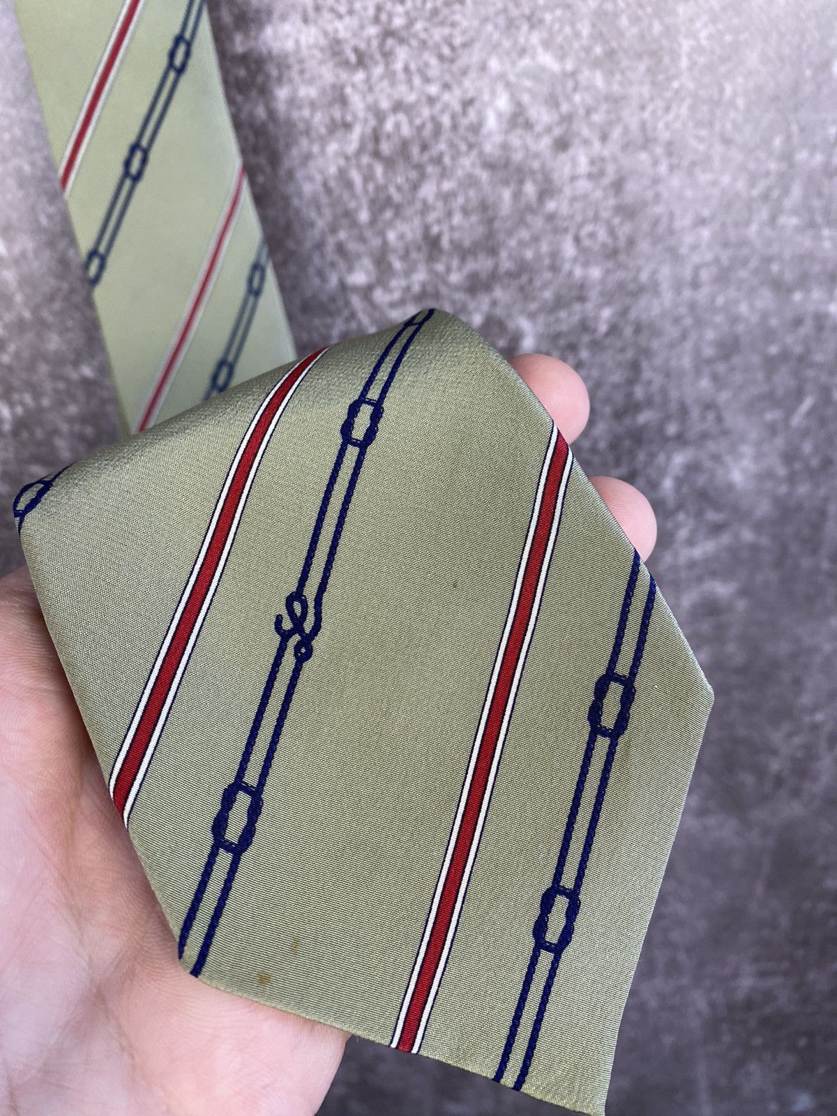 Loewe Loewe tie striped italian silk Size ONE SIZE - 3 Thumbnail