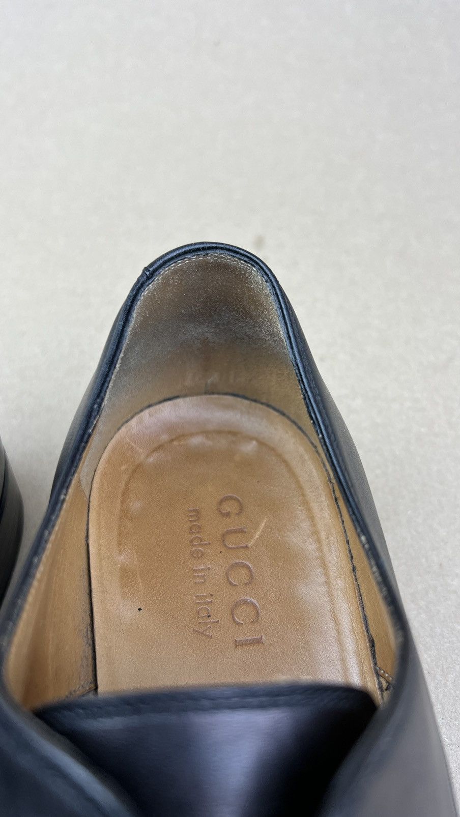 Gucci GUCCI Derby Leather Shoes Cirano Lux Studded Black Men's Size US 8 / EU 41 - 14 Thumbnail
