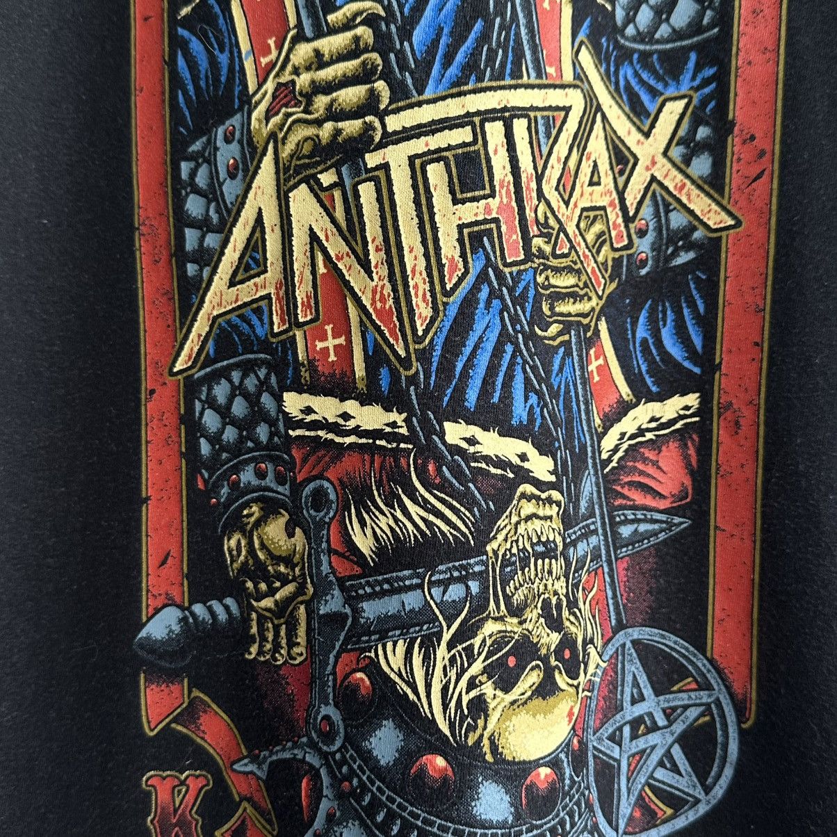 Band Tees × Vintage VINTAGE Y2K ANTHRAX BAND TEE Size US M / EU 48-50 / 2 - 4 Thumbnail
