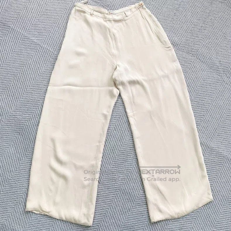 Hermes Hermes Margiela Era Flowing Silk Trousers Size 25" / US 0 / IT 36 - 1 Thumbnail