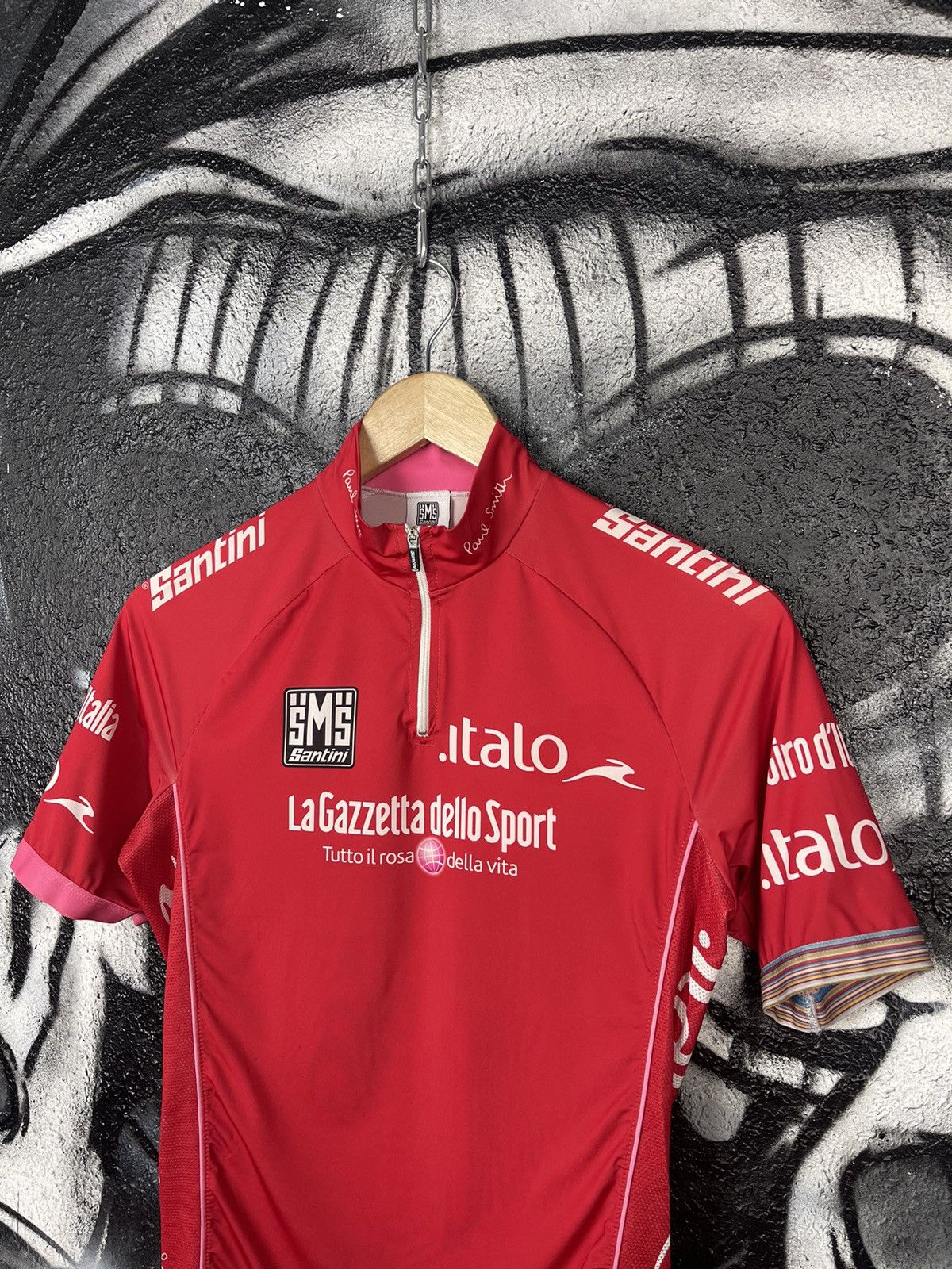 Other SMS Santini Italian Cycling Jersey T-Shirt Size Small Size US S / EU 44-46 / 1 - 2 Thumbnail