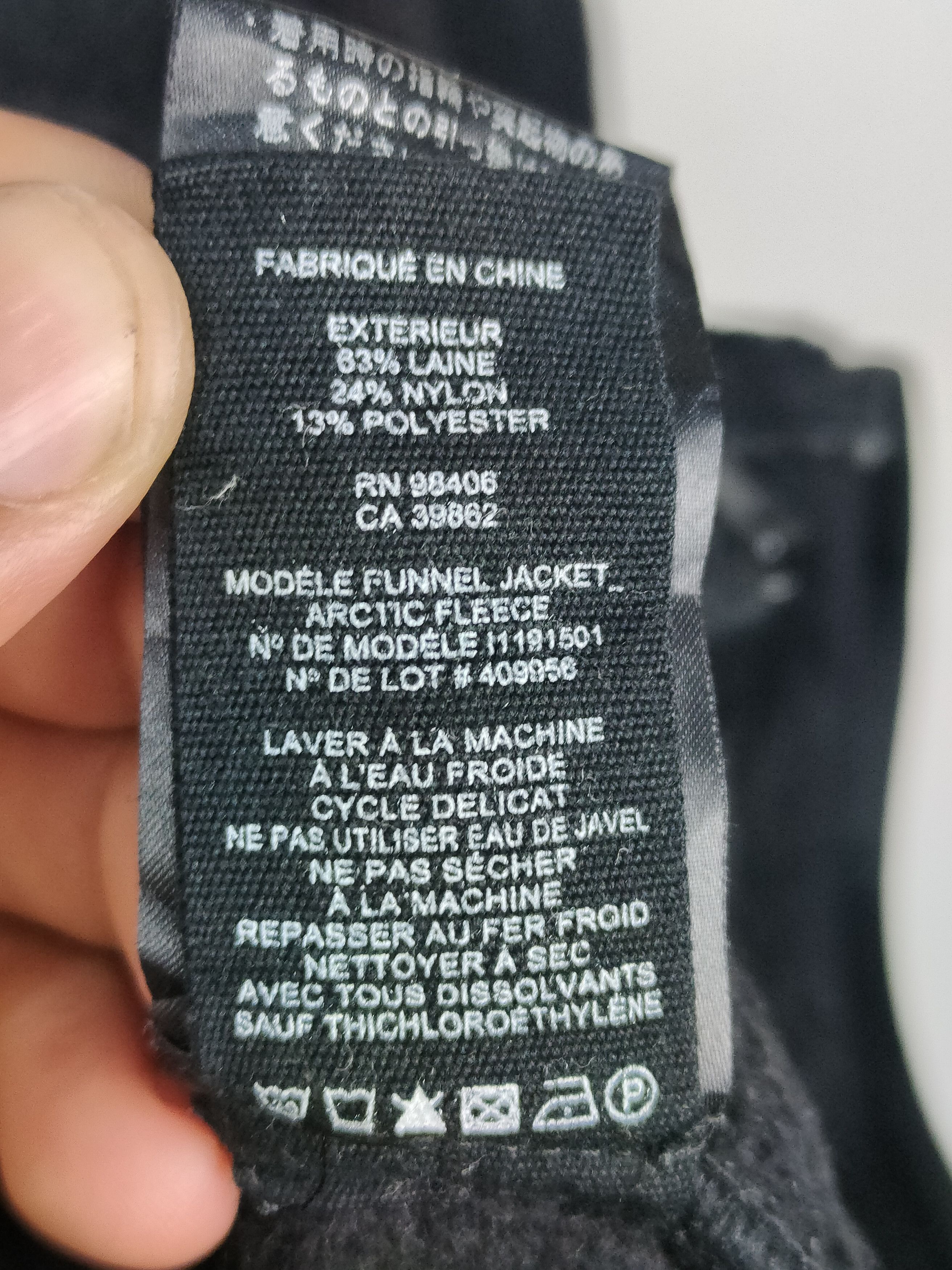 Theory Theory Arctic Fleece Funnel Jacket Size US L / EU 52-54 / 3 - 6 Thumbnail