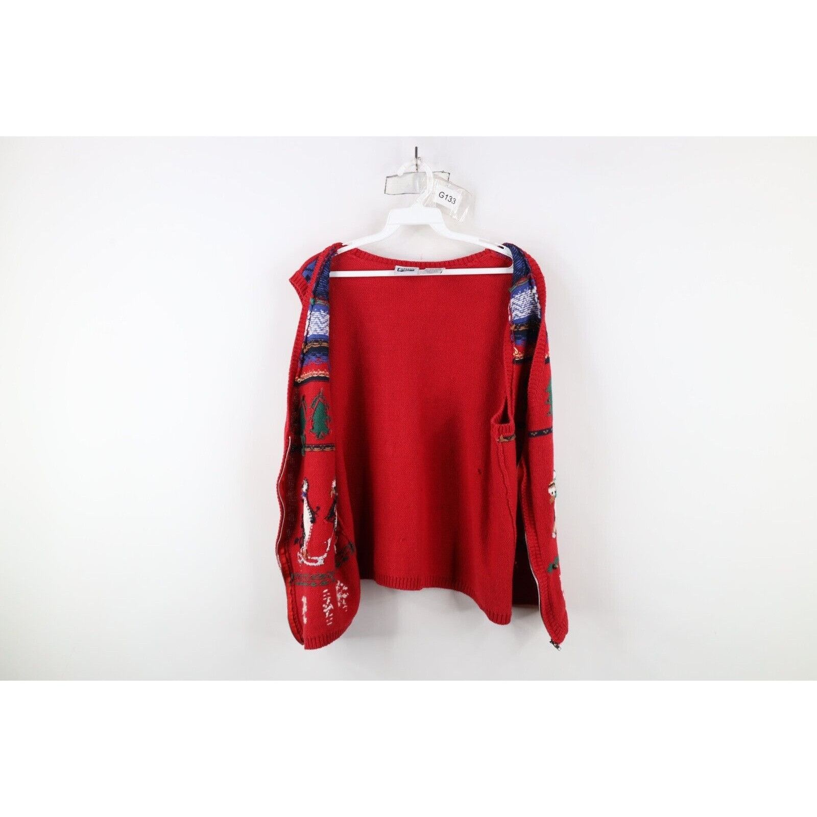 Vintage Vintage 90s Distressed Christmas Penguin Bells Sweater Vest Size XL / US 12-14 / IT 48-50 - 11 Thumbnail
