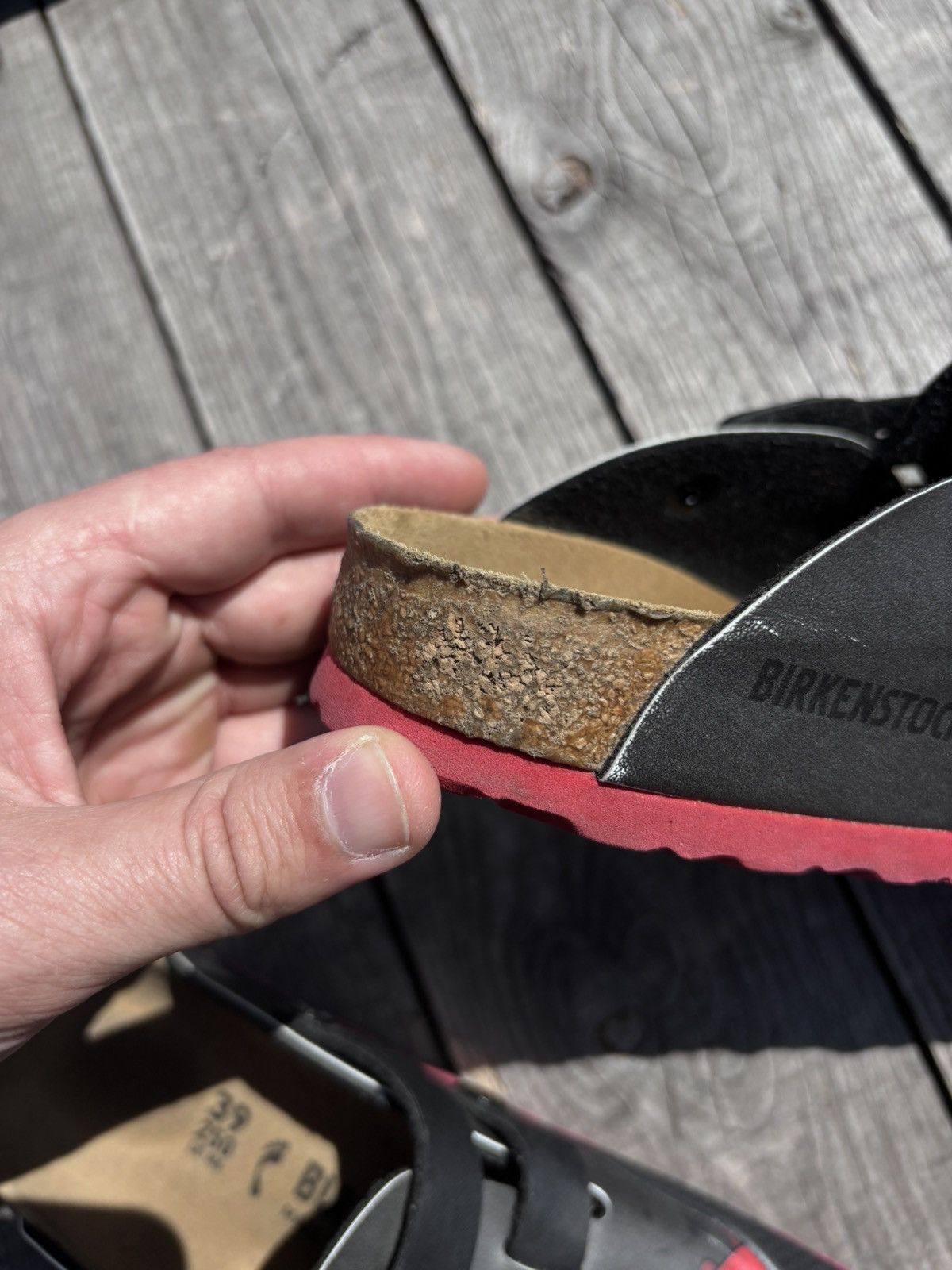 Birkenstock Birkenstock Kay Clogs "Big Dino" Graphic - Black/Red Size US 7 / EU 40 - 6 Thumbnail