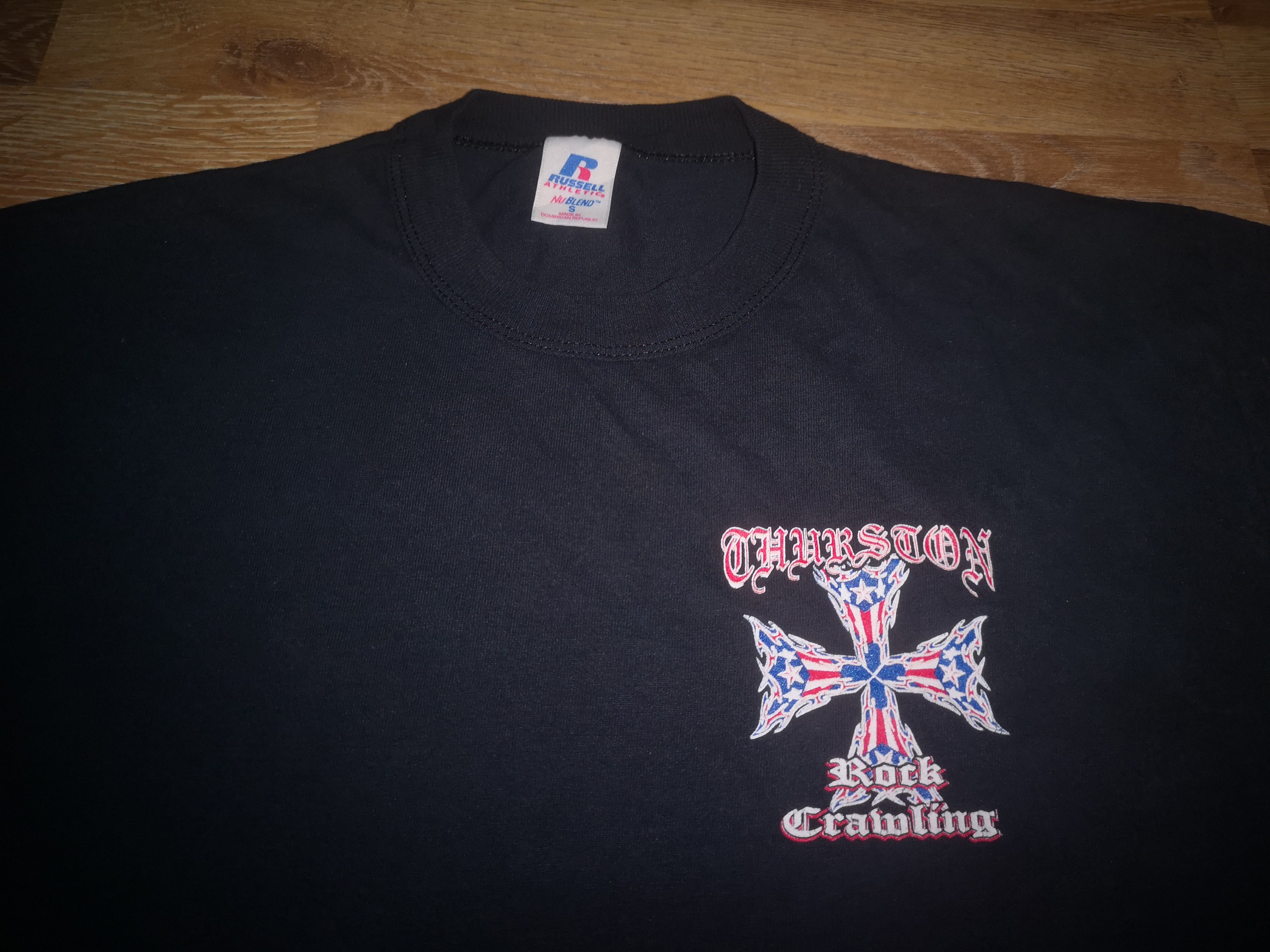 Vintage Vintage Confederate Flag THURSTON Southern Rock Crawling Tee Size US S / EU 44-46 / 1 - 5 Thumbnail