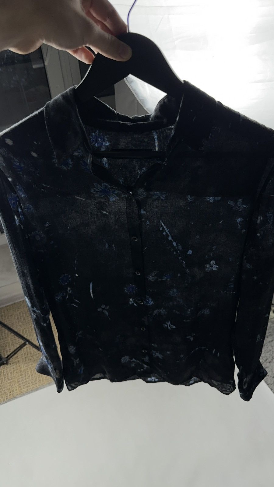 Diesel Diesel Floral All Over Printed Button Viscose Shirt Size US XS / EU 42 / 0 - 8 Thumbnail