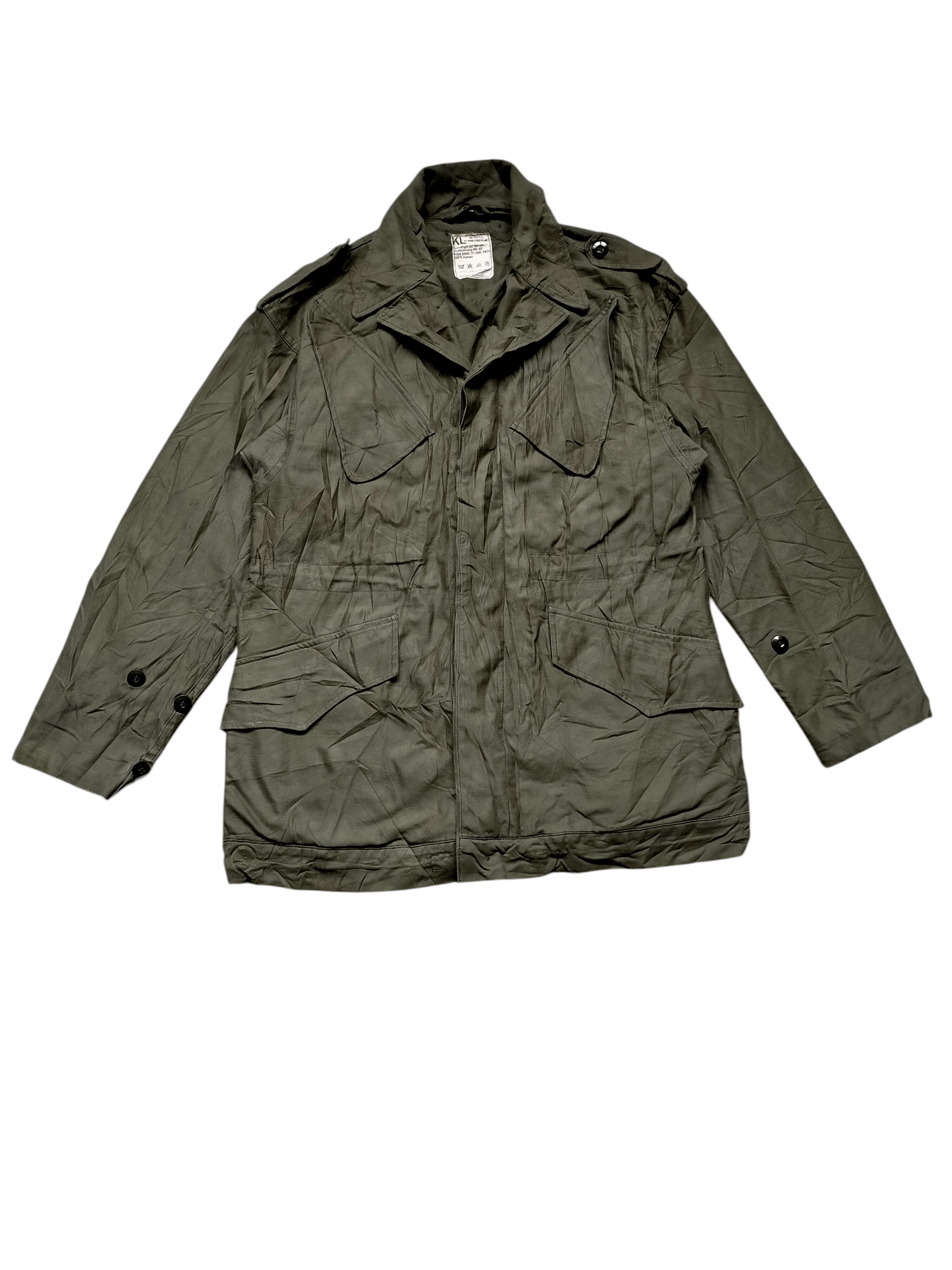 Army Of Me Vtg 80s KL Senyntex Military Army Olive Green Winter Jacket Size US L / EU 52-54 / 3 - 1 Thumbnail