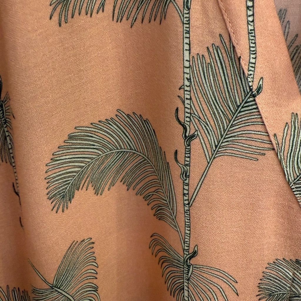 Chaser Brand Women's Chaser Blouse, Size S, Peach and Green Size S / US 4 / IT 40 - 4 Thumbnail