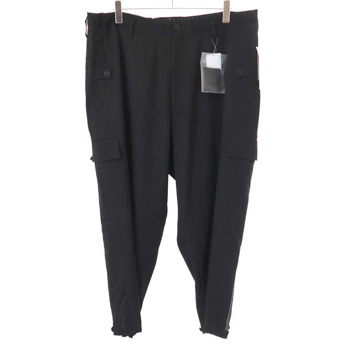 Yohji Yamamoto Yohji Yamamoto Pour Homme Wool Gabardine Tab Pocket Pants Size US 42 / EU 58 - 1 Thumbnail