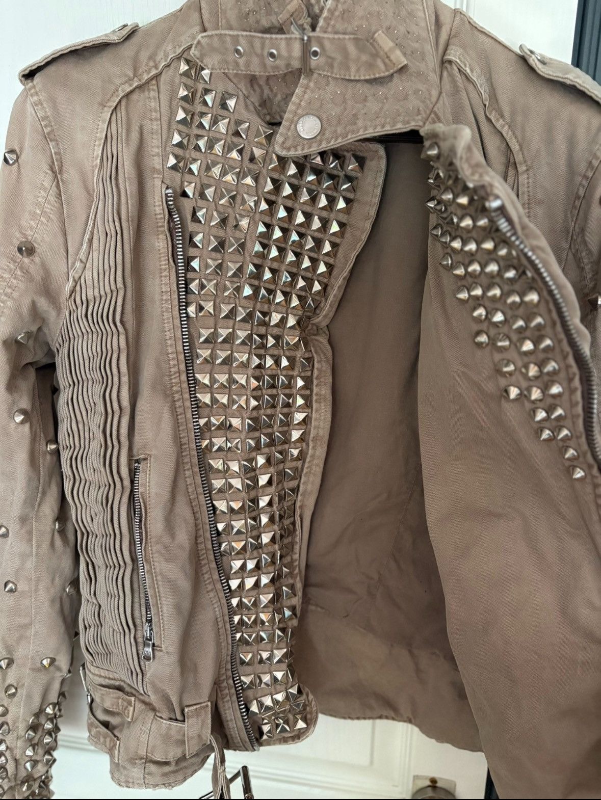 Dolce & Gabbana Dolce & Gabbana leather studded jacket Size L / US 10 / IT 46 - 3 Thumbnail