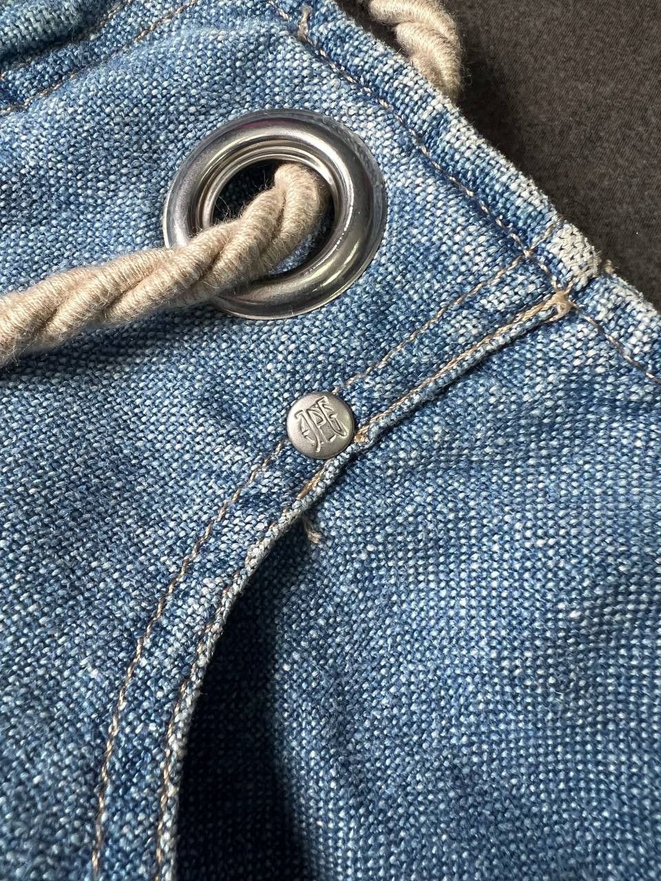 Jean Paul Gaultier Vintage Jean Paul Gaultier denim trompe l'oeil linen pants Size US 34 / EU 50 - 8 Thumbnail