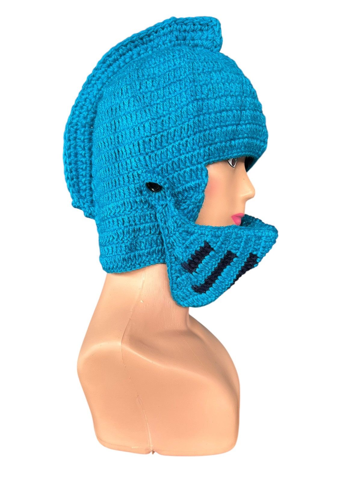 Japanese Brand × Kapital × Vintage Rare Crochet Knitted Handmade Mohawk Balaclava Masked Size ONE SIZE - 9 Thumbnail