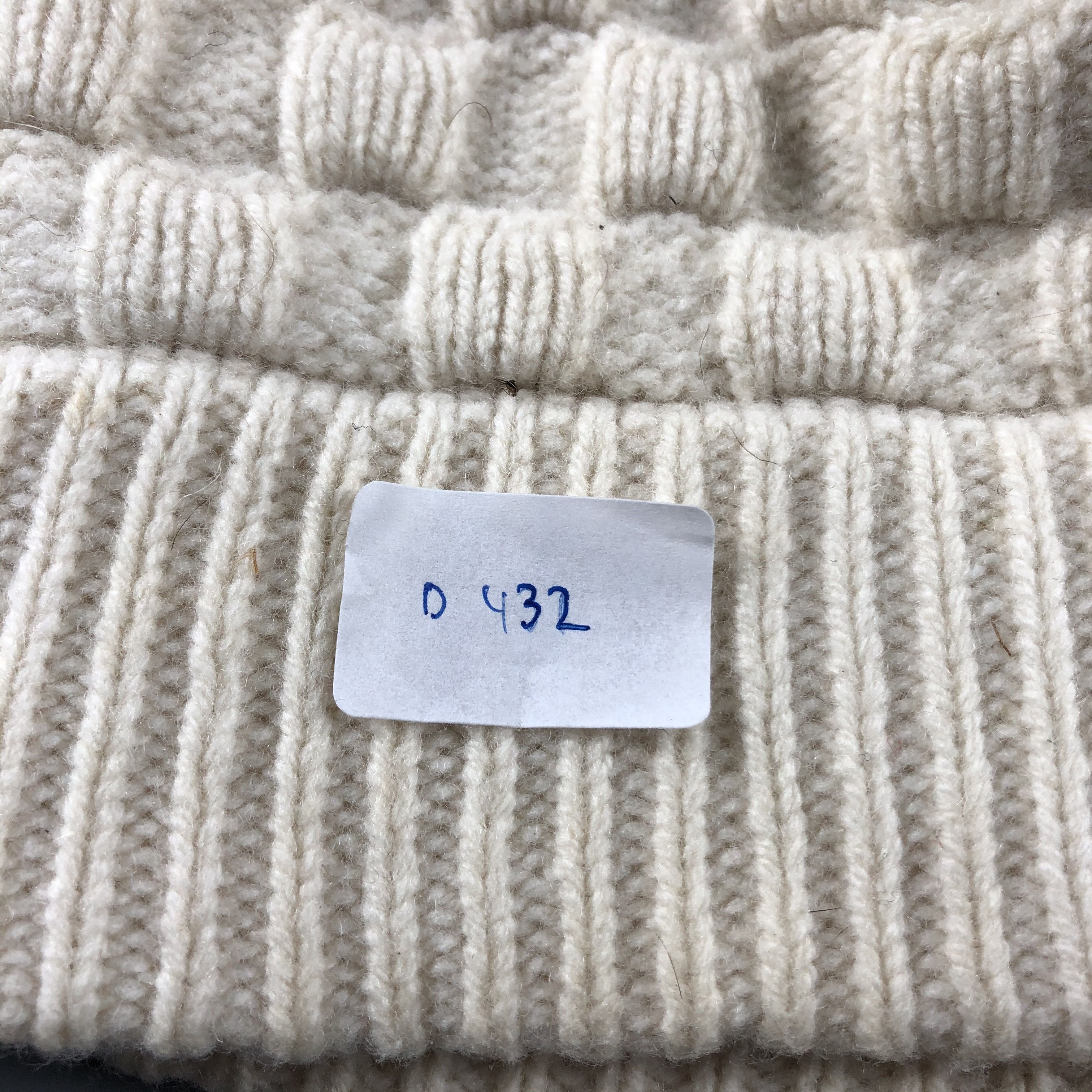 Japanese Brand × Uniqlo Womens Checker Design Uniqlo Beanie Snow Hat Snow Cap -D432 Size ONE SIZE - 8 Thumbnail