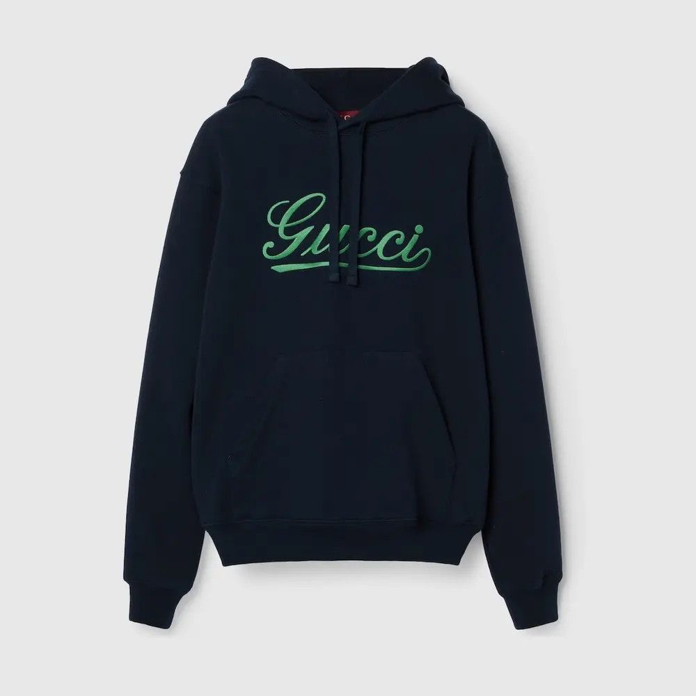 Gucci o1loc1c1125 788771 Embroidered Cotton Hooded Sweatshirt Size US XXL / EU 58 / 5 - 1 Thumbnail