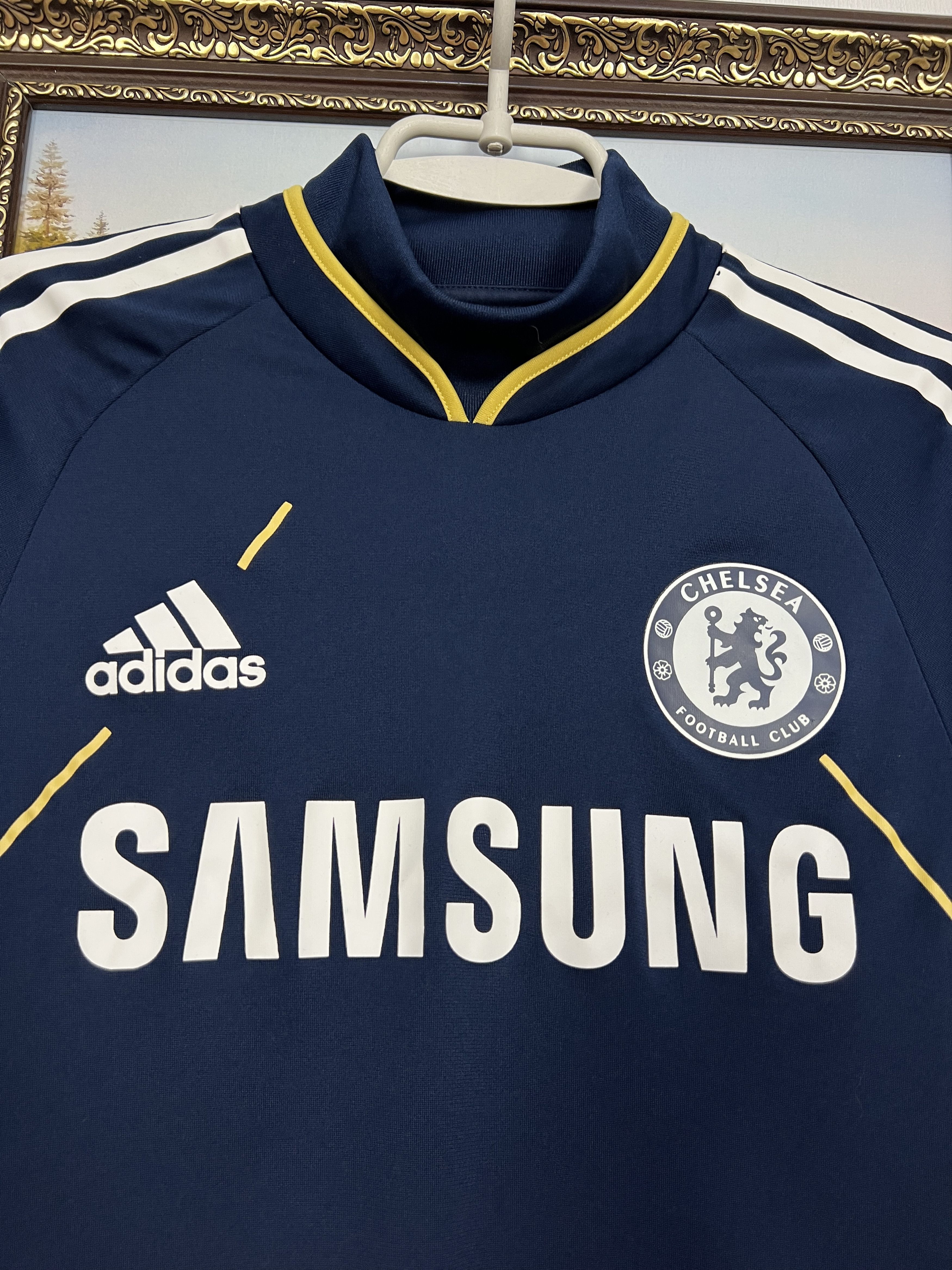 Adidas Chelsea Football Player Issue Train Sweatshirt Track Top Size US S / EU 44-46 / 1 - 2 Thumbnail