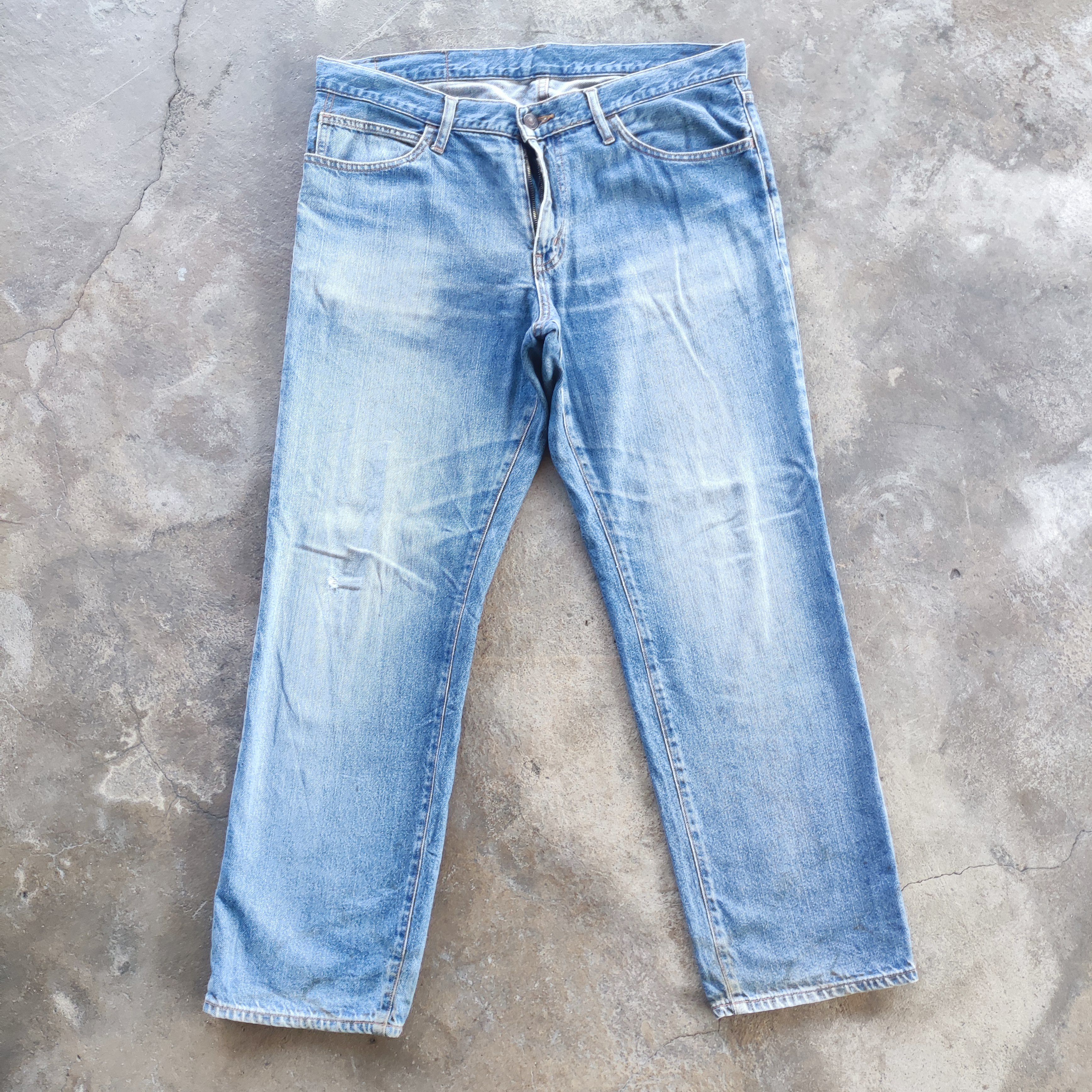 Japanese Brand Vintage Japanese Brand Buggy Jeans Faded Pants Size US 37 - 1 Thumbnail