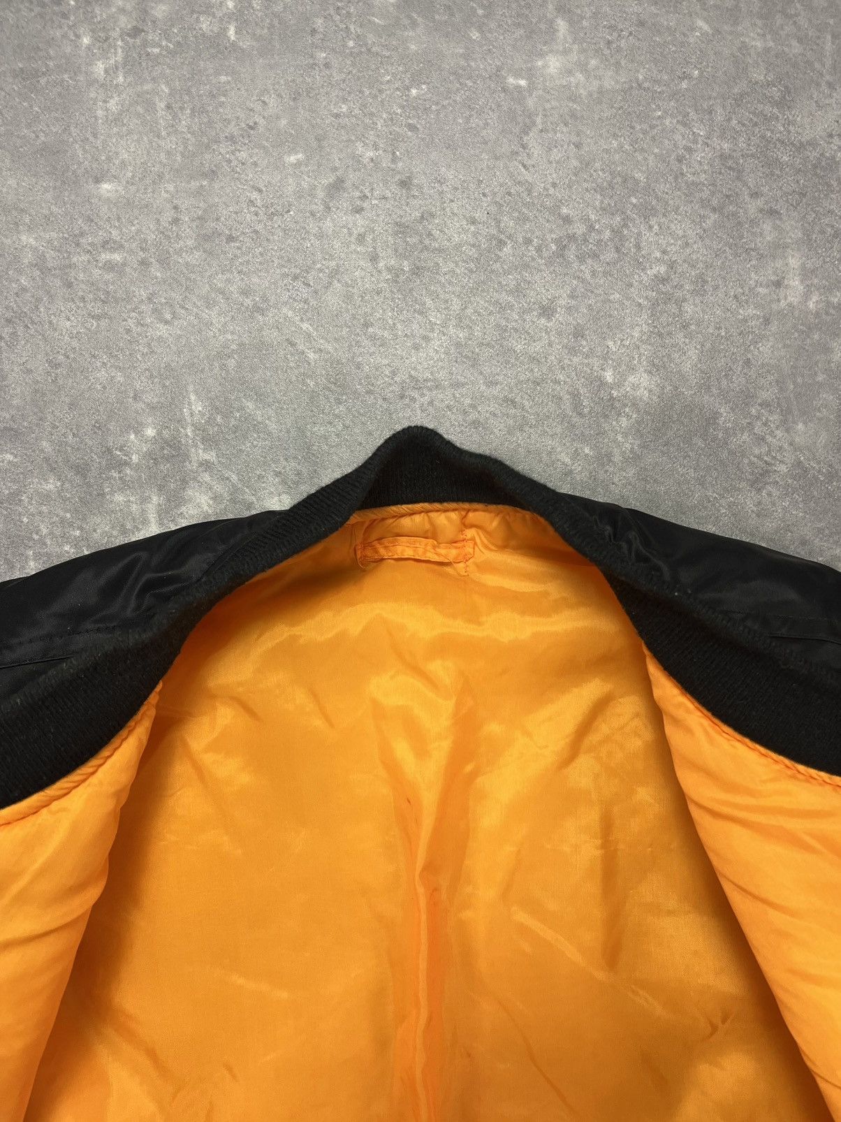 Japanese Brand Canyon Rock Vintage Black MA-1 Bomber Jacket XXL Baggy Size US XXL / EU 58 / 5 - 14 Thumbnail