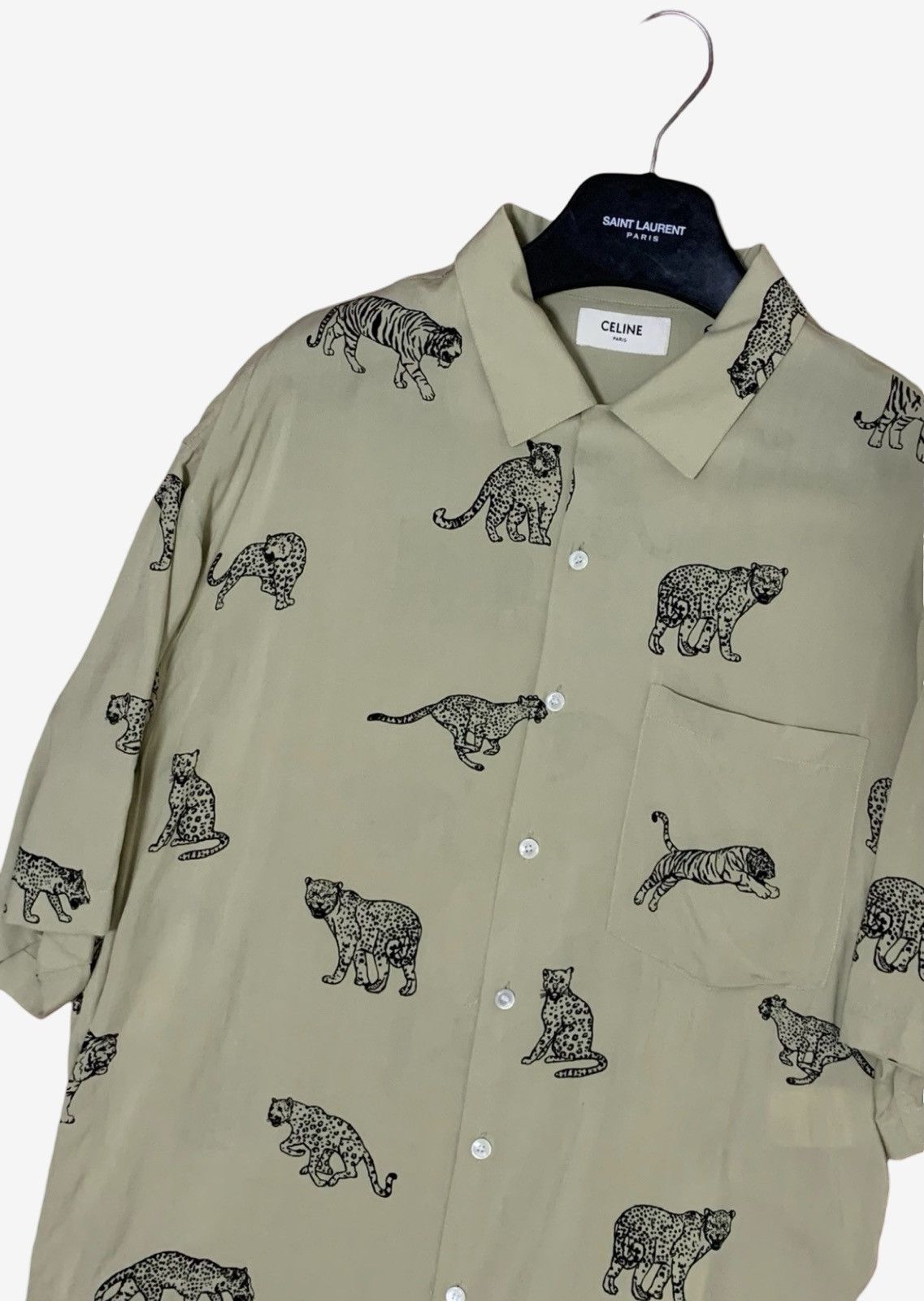 Celine *NEW* Celine SS22 Light summer shirt Size US L / EU 52-54 / 3 - 3 Thumbnail