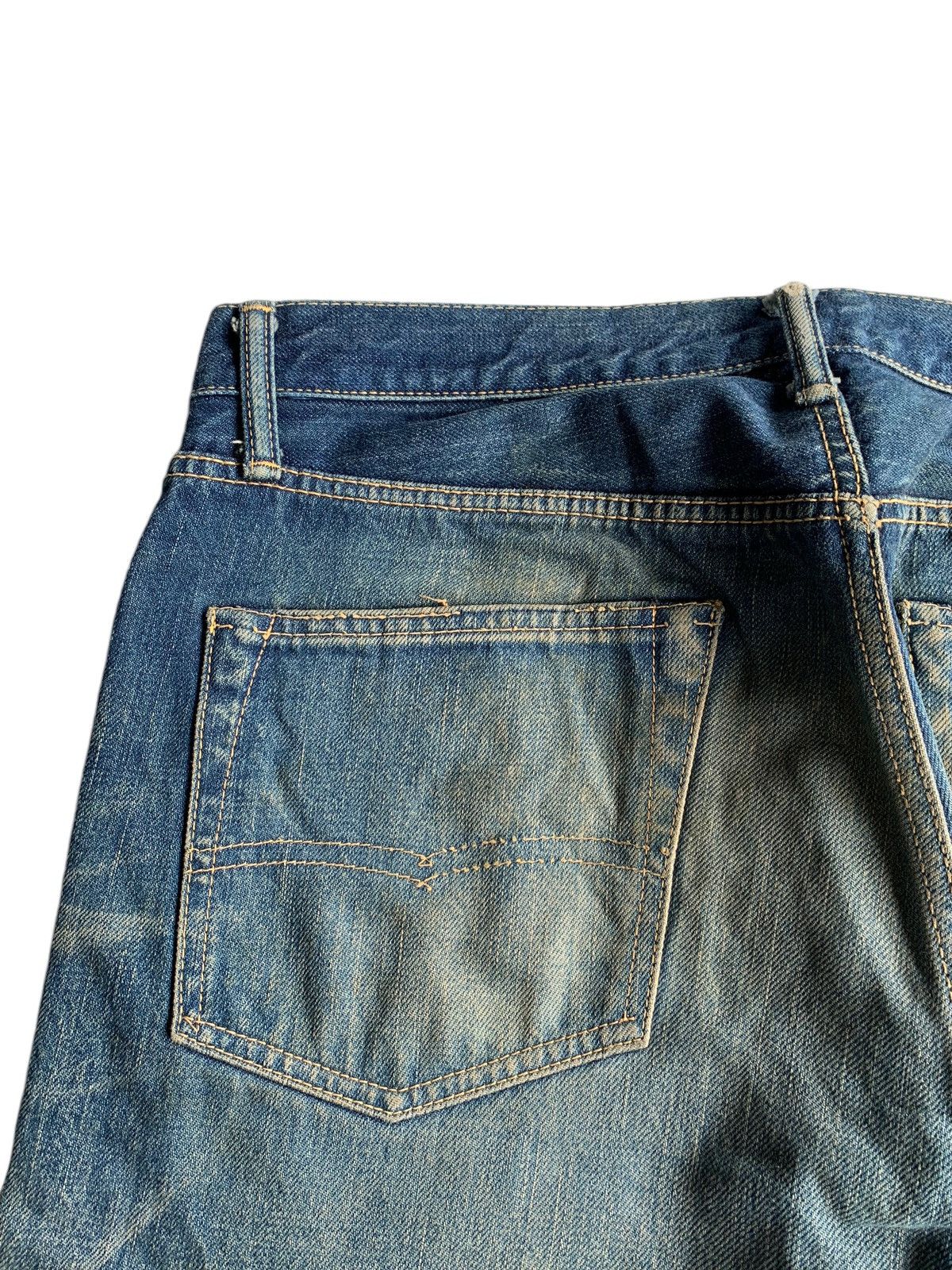 Kapital Vintage Eight-G Japanese Mudwash Selvedge Distressed Denim Size US 32 / EU 48 - 11 Thumbnail