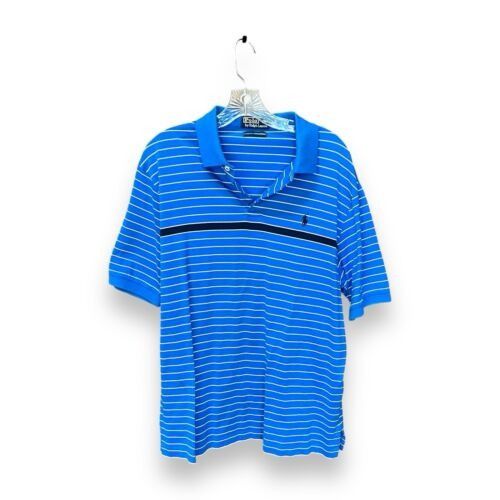 Ralph Lauren POLO RALPH LAUREN Polo Golf Shirt Men's Large Blue Striped M Size US L / EU 52-54 / 3 - 1 Thumbnail