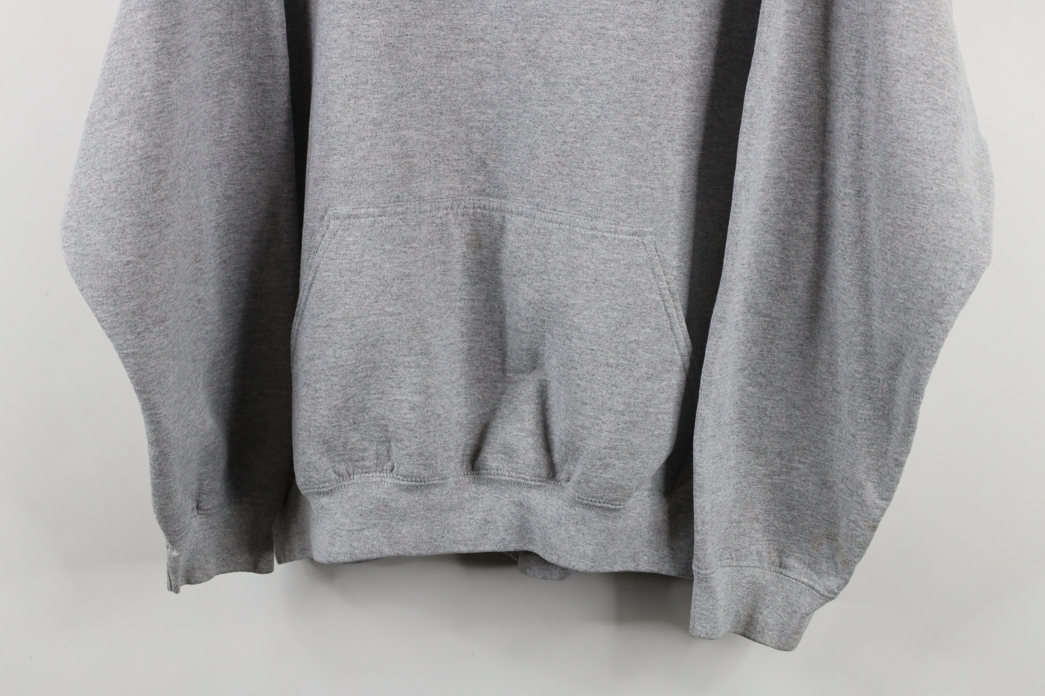 Vintage Vintage 90s Streetwear Hoodie Sweatshirt Heather Gray Size US XL / EU 56 / 4 - 3 Thumbnail