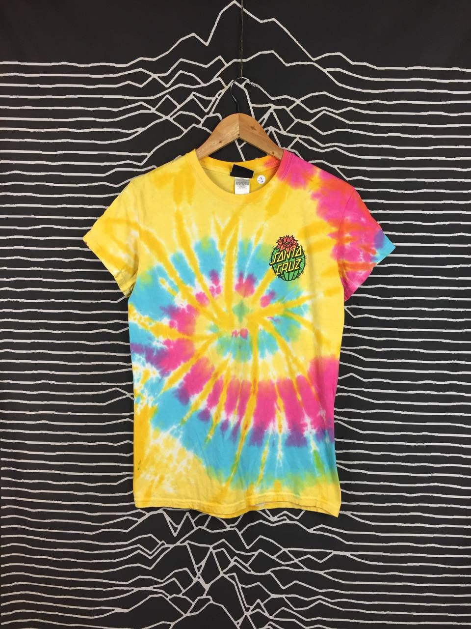 Santa Cruz Skateboards Santa Cruz NHS Skateboards Cactus Dot Logo Tie-Dye Tee Size US S / EU 44-46 / 1 - 5 Thumbnail