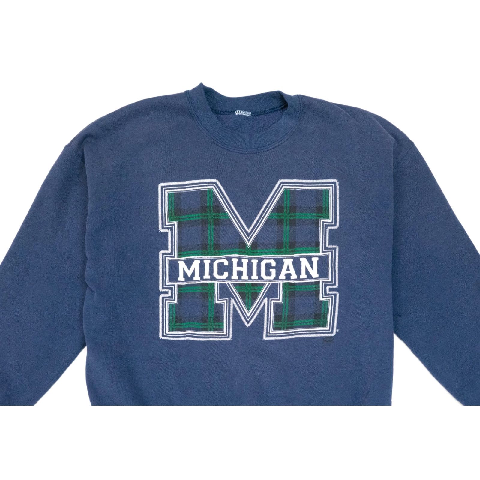 Fruit Of The Loom VINTAGE University of Michigan Sweatshirt Men L 90s Distressed NCAA Blue Nike Logo PullOver Regular Screened 90s College Sports VTG"> Size US L / EU 52-54 / 3 - 3 Thumbnail