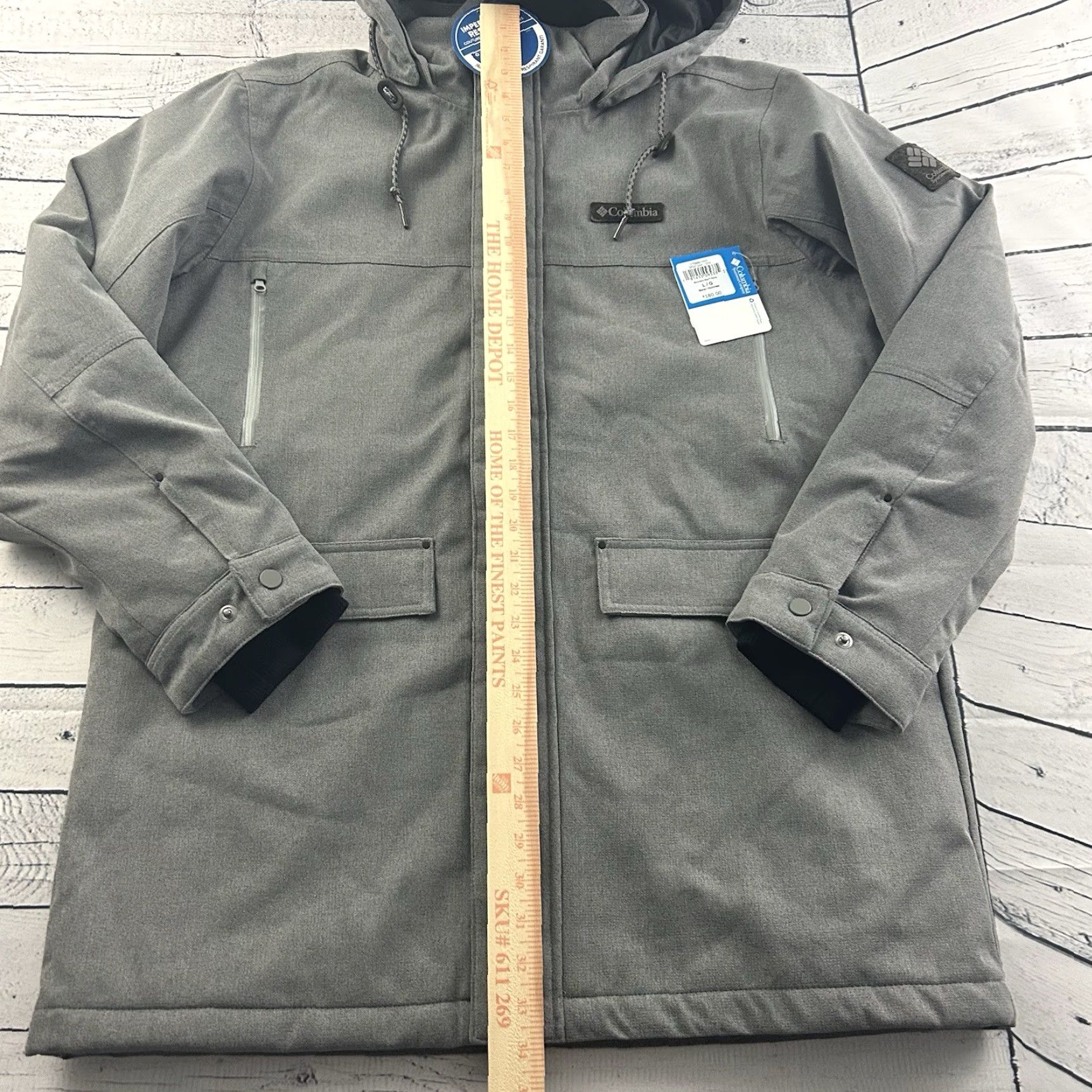 Vintage VINTAGE Columbia Parka Shirt Mens L Gray 180 Smooth/Cozy? Size US L / EU 52-54 / 3 - 2 Thumbnail