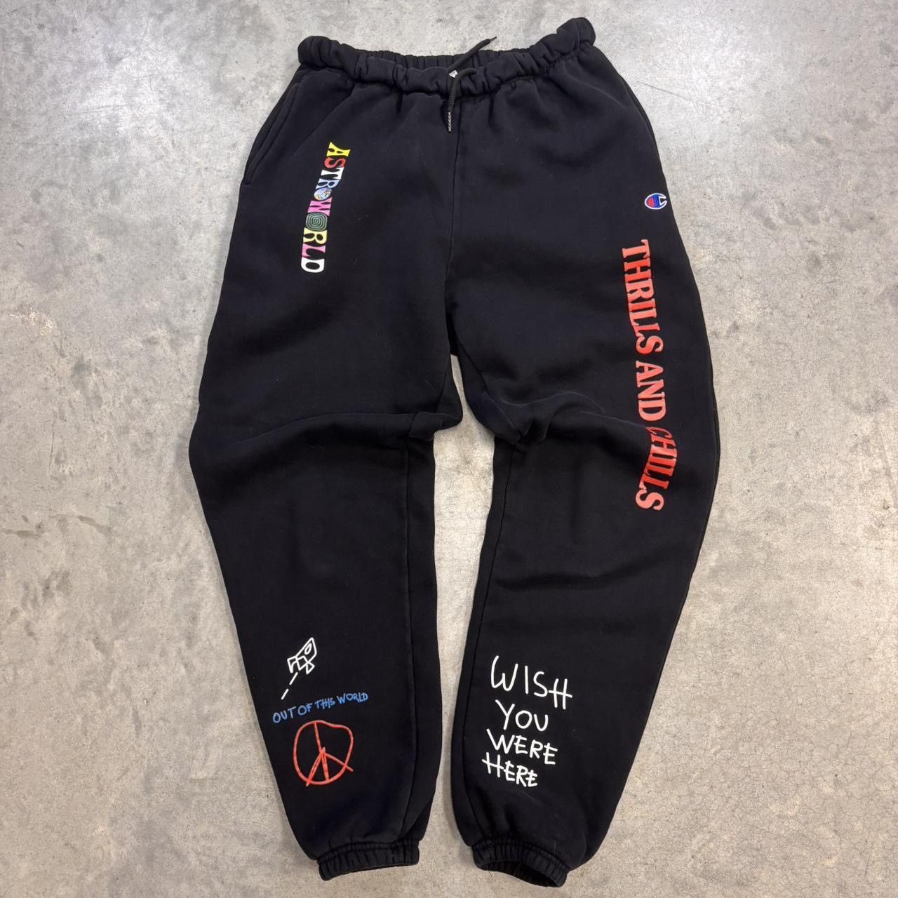 Other Travis Scott Astro world x champion sweatpants graphic Size US 28 / EU 44 - 1 Thumbnail