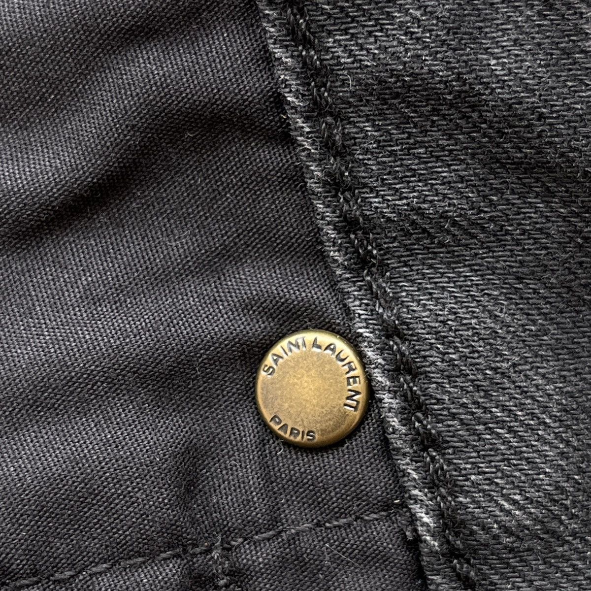 Saint Laurent Paris LAST DROP‼️ Saint Laurent D05 Distressed Skinny Jeans Size US 31 - 12 Thumbnail