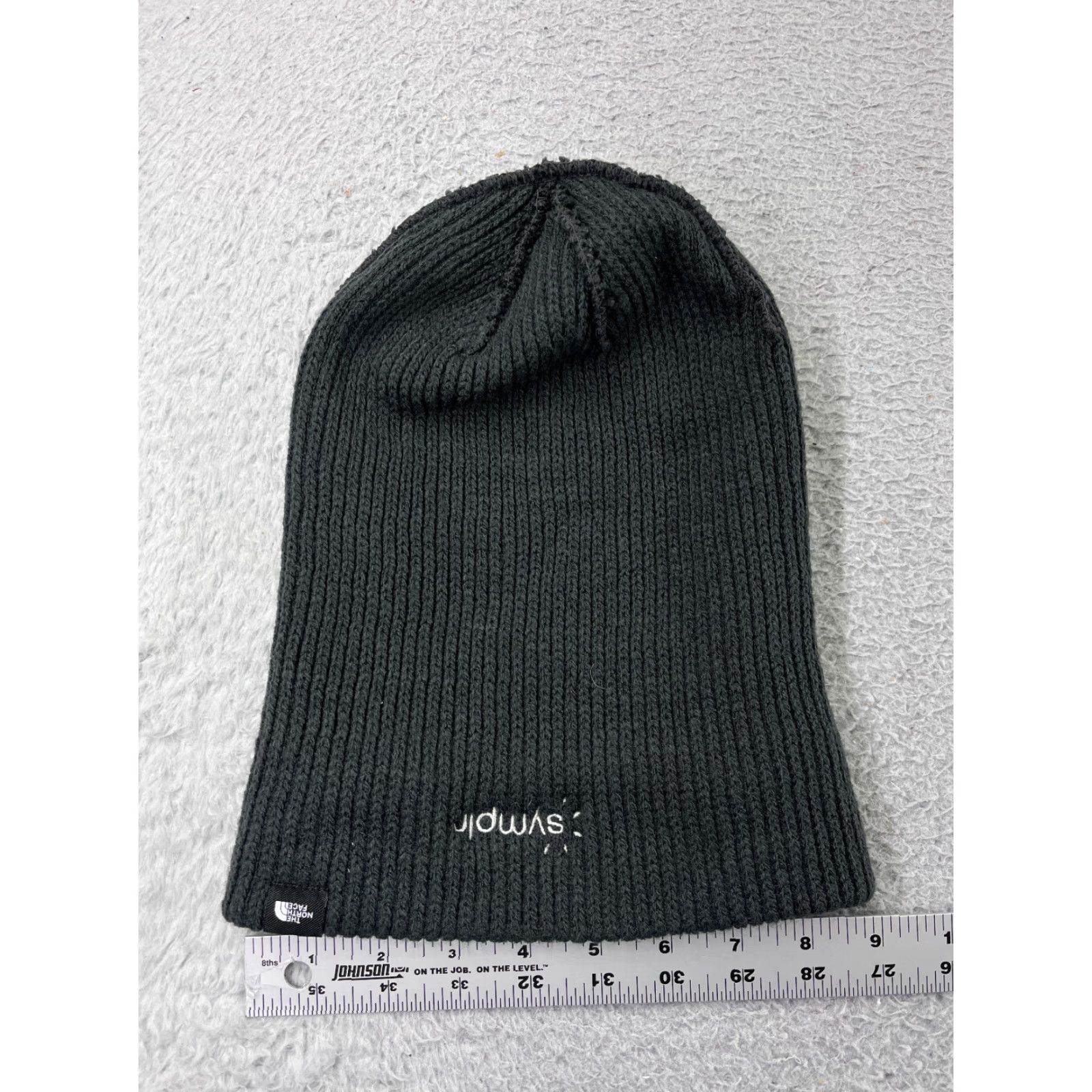 The North Face The North Face Beanie Adult One Size Gray Knit Acrylic Ski Snow Symplr Size ONE SIZE - 4 Thumbnail