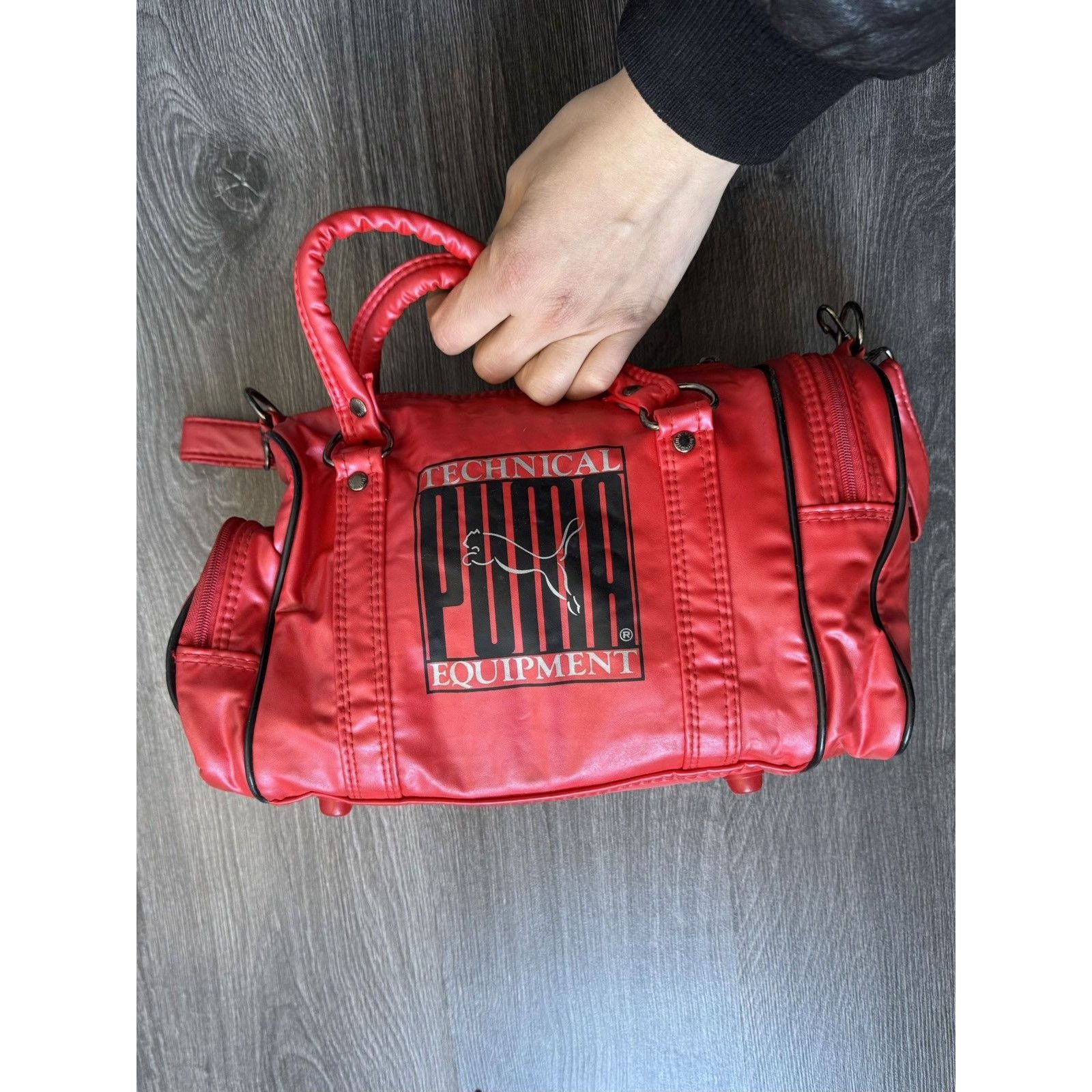 Puma 90s Vintage Puma Sport Bag Red Size ONE SIZE - 10 Thumbnail