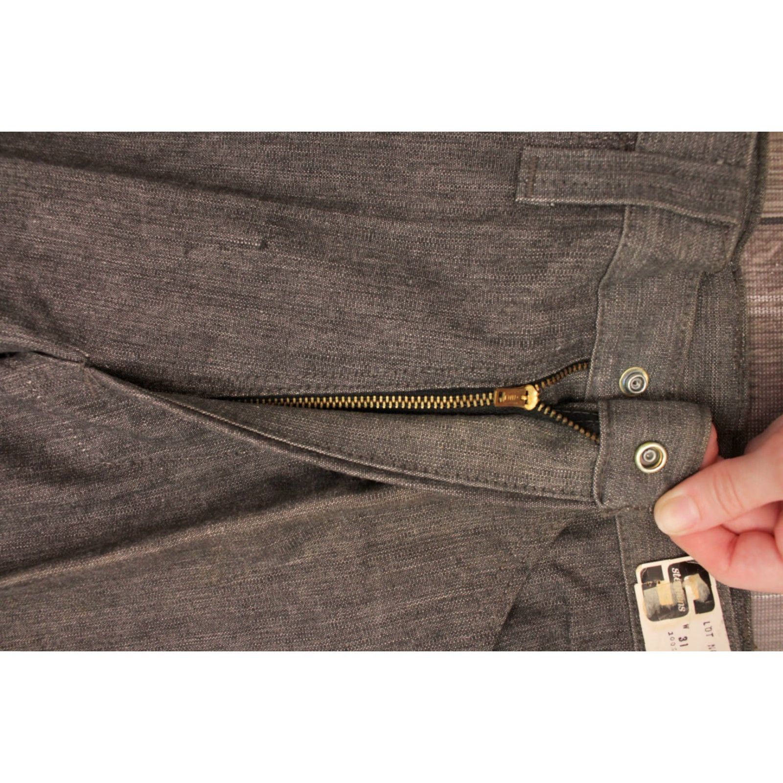 Vintage VINTAGE Stephens Jeans Bellbottoms 1970s Flare Leg NOS Regular 31x33 70s Blue Cotton Mens Jeans Size US 31 - 8 Thumbnail
