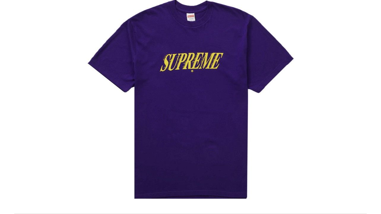 image of Supreme Slap Shot Tee in Purple, Men's (Size XL)