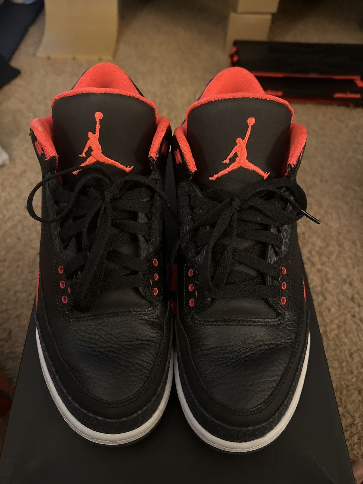 Jordan Brand Air Jordan 3 Retro (Crimson) Size US 8 / EU 41 - 1 Thumbnail