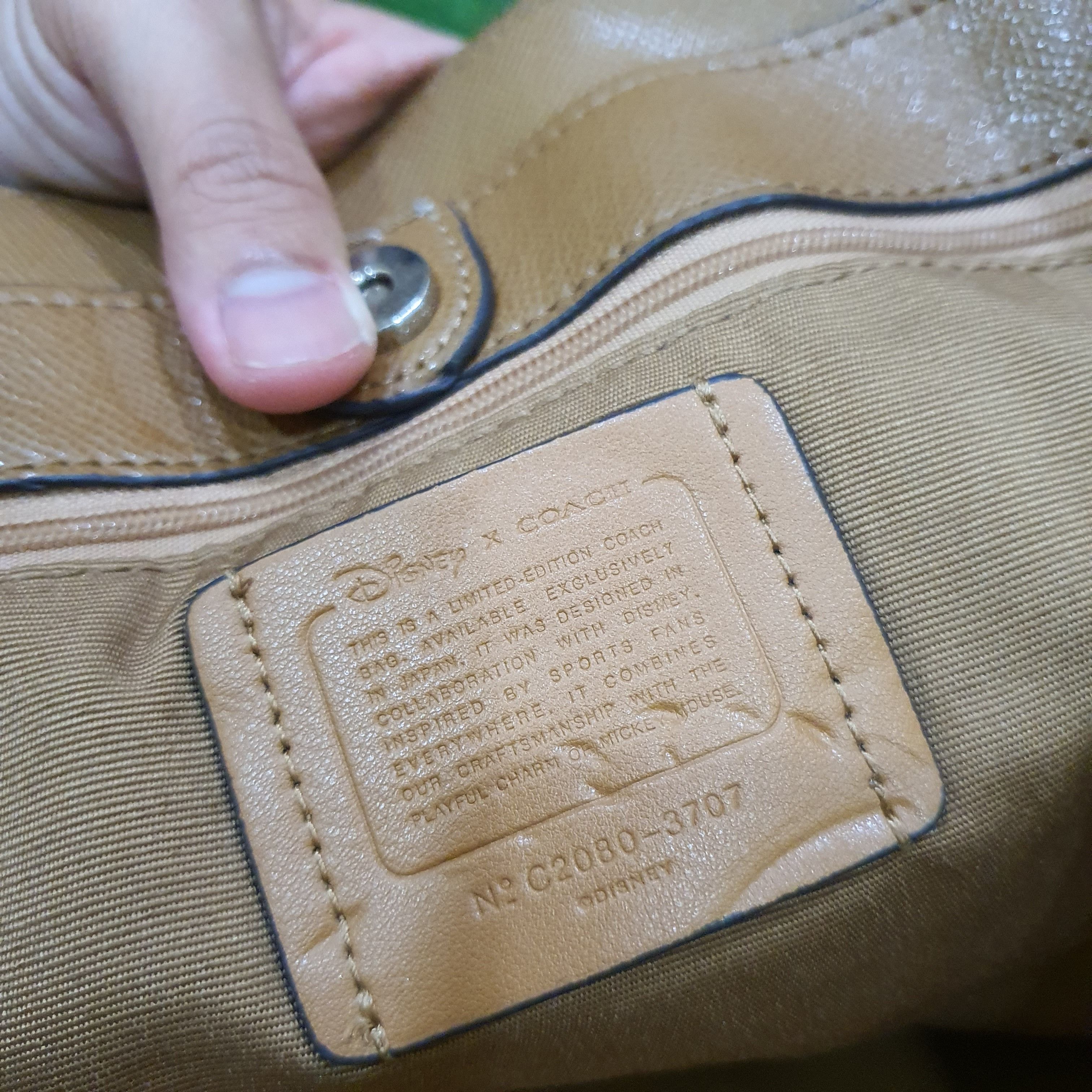 Coach × Disney Coach x Disney collaboration tote bag in recycled canvas Size ONE SIZE - 8 Thumbnail