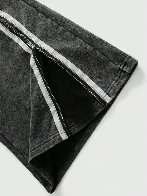 Japanese Brand Washed pants/sweatpants opium PlayboiCarti zipper Size US 34 / EU 50 - 3 Thumbnail