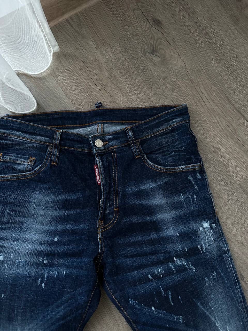 Dsquared2 × Vintage Vintage Disquared2 Denim Big Logo Pants Size US 32 / EU 48 - 11 Thumbnail
