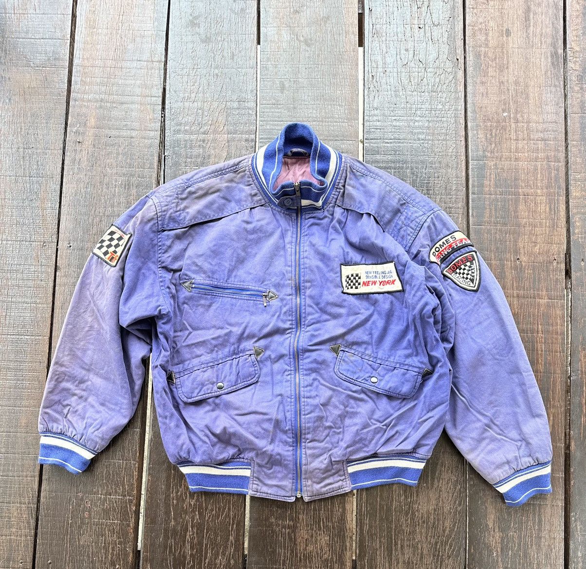 Vintage Vintage retro racing team motocycle jacket Size US L / EU 52-54 / 3 - 1 Thumbnail