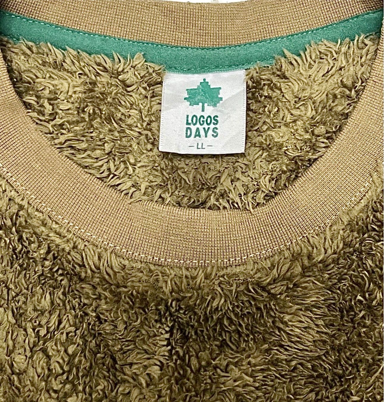 Vintage Logos Days Faux Bear Fur fleece