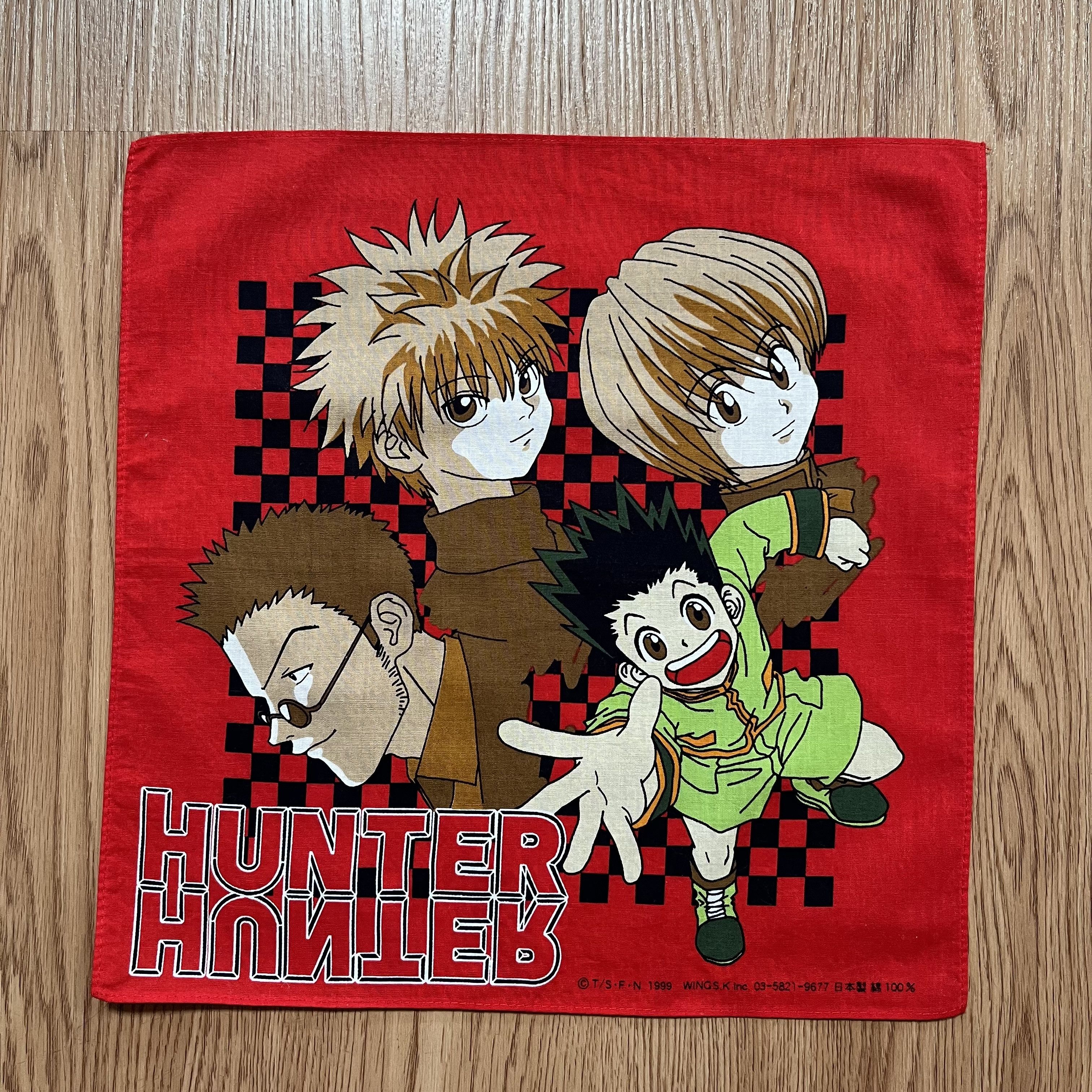 Anime Vintage 1999s Hunter x Hunter Handkerchief Size ONE SIZE - 1 Thumbnail