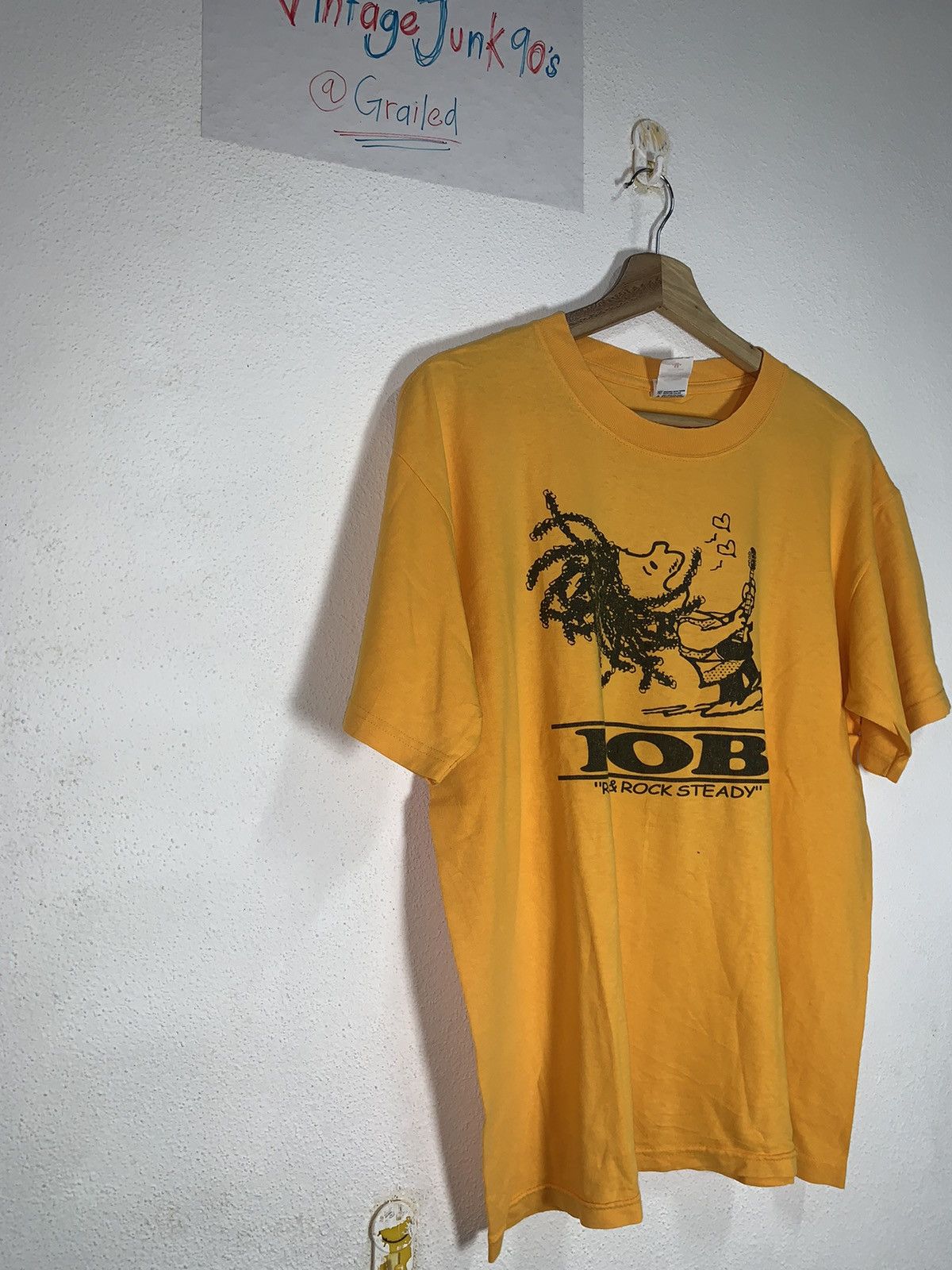 Vintage Vintage 90’s BOB MARLEY T-shirt RARE!!!(Binding Now) Size US M / EU 48-50 / 2 - 4 Thumbnail