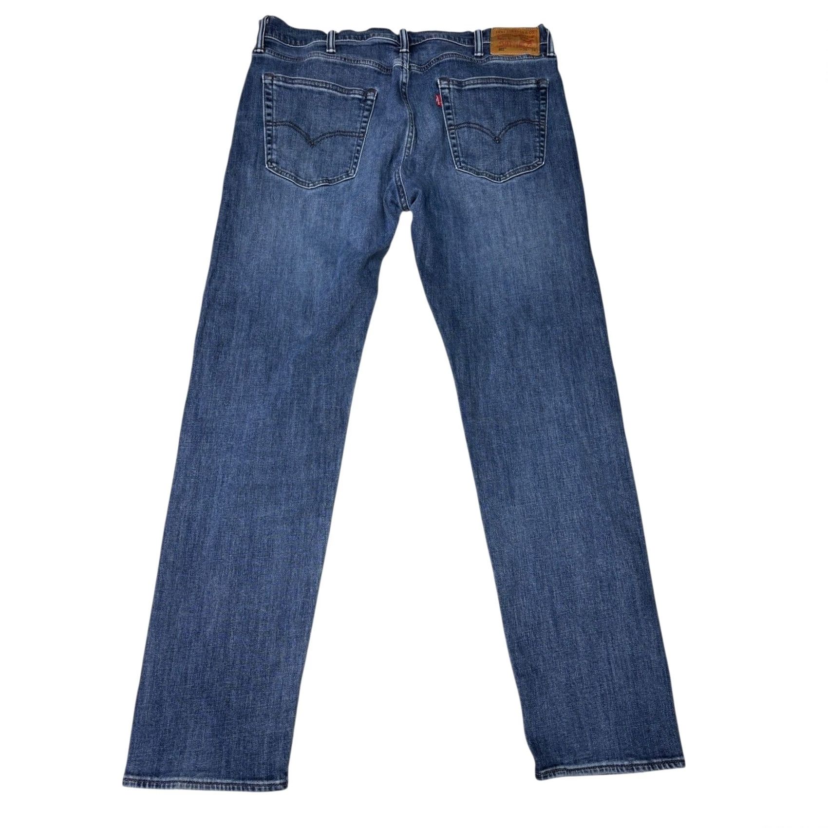 CO Levi Strauss Co 502 Jeans Mens Regular Dark Wash Stretch Denim Straight 38x34 Size US 38 / EU 54 - 7 Thumbnail