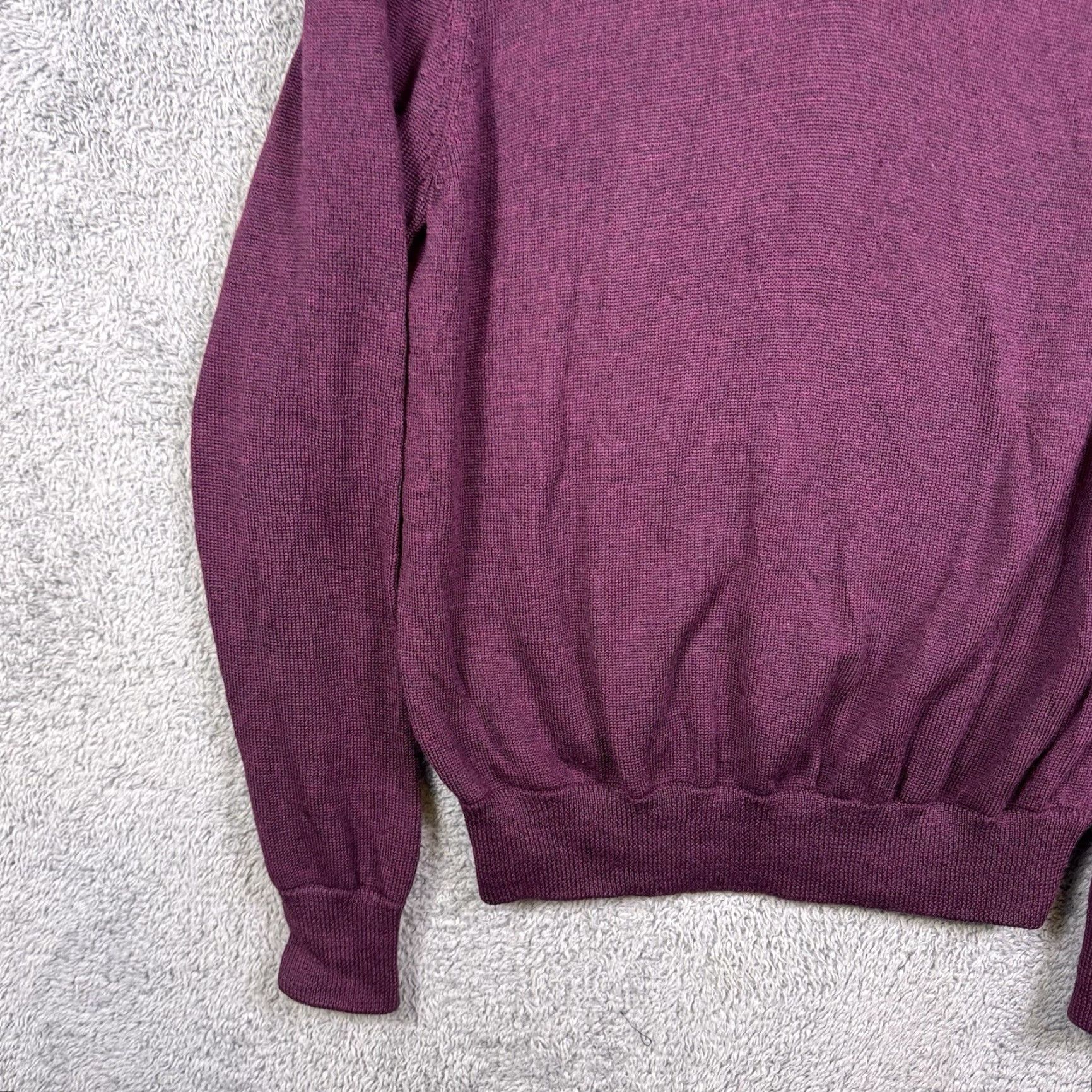 Brooks Brothers Brooks Brothers Sweater Mens M 1/4 Zip Knit Wool Mock Neck Puller Pullover Winter Knit Solid 1/4 Zip 1/4 Zip Size US M / EU 48-50 / 2 - 2 Thumbnail