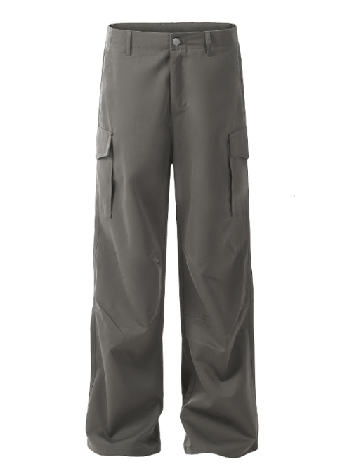 Japanese Brand × Jean Men's gray American casual all-match flared work trousers Size US 32 / EU 48 - 5 Thumbnail